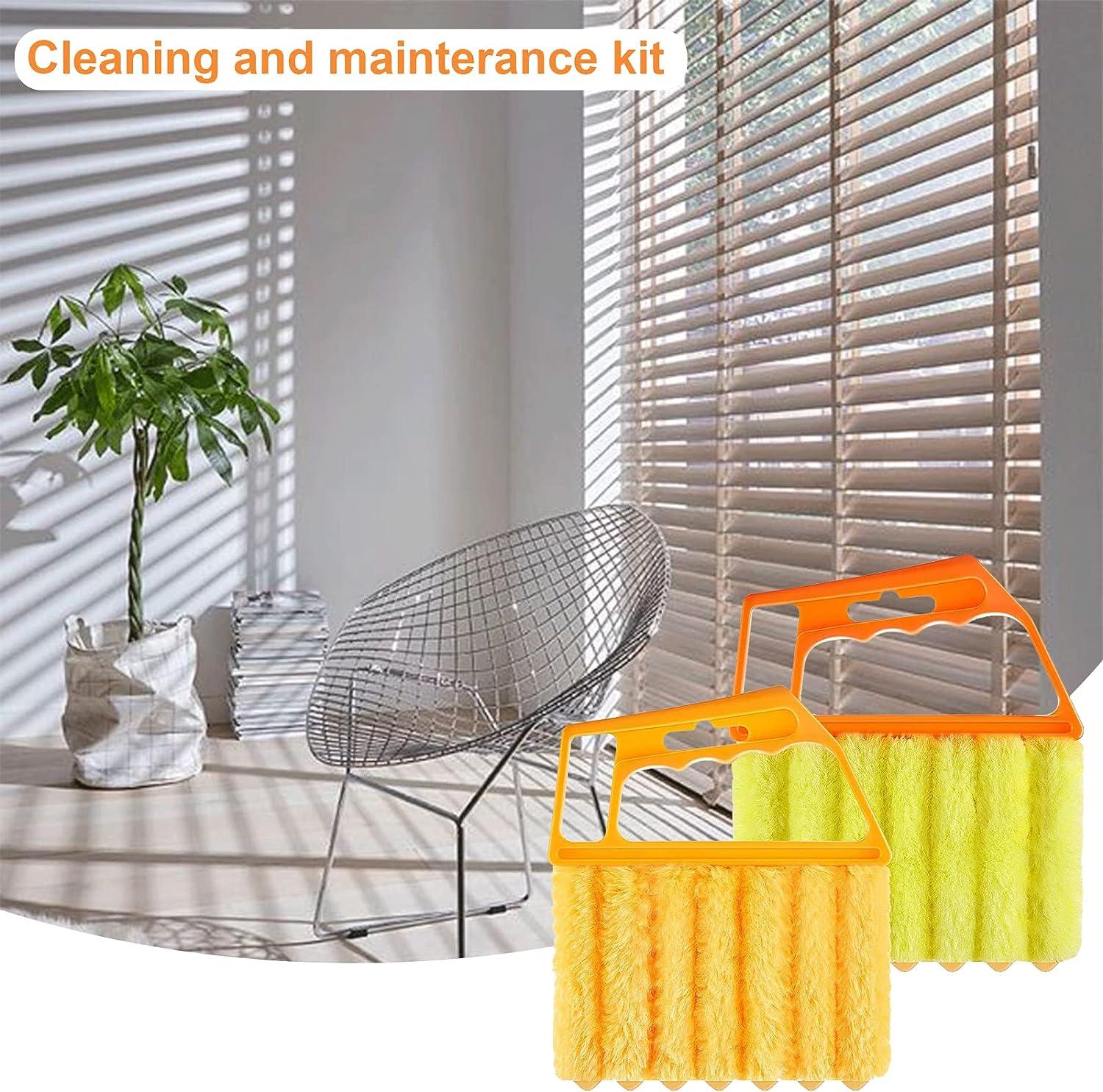 2PCS Blinds Cleaning Brush, Detachable & Washable Blind Cleaner