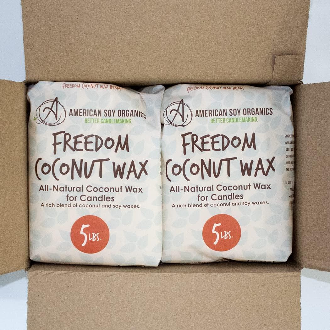 American Soy Organics- Freedom Coconut Wax Beads for Candle Making