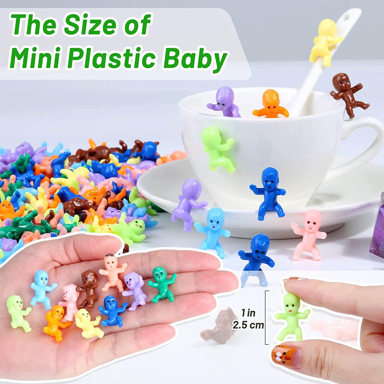 Mini Plastic Babies, Selizo 200pcs Tiny Plastic Baby Figurines