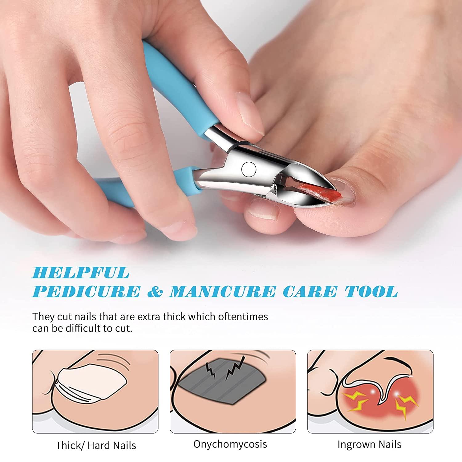 Easy Grip Toe Nail Cutter Toenail Clippers for Thick Nail Nipper Pedicure  Tool Nail Art Clipper Feet Care Tools