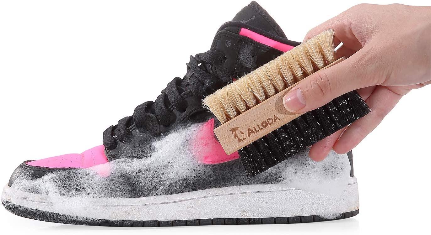 Unique Bargains Plastic Clothes Shoes Bristle Scrub Brush Clean