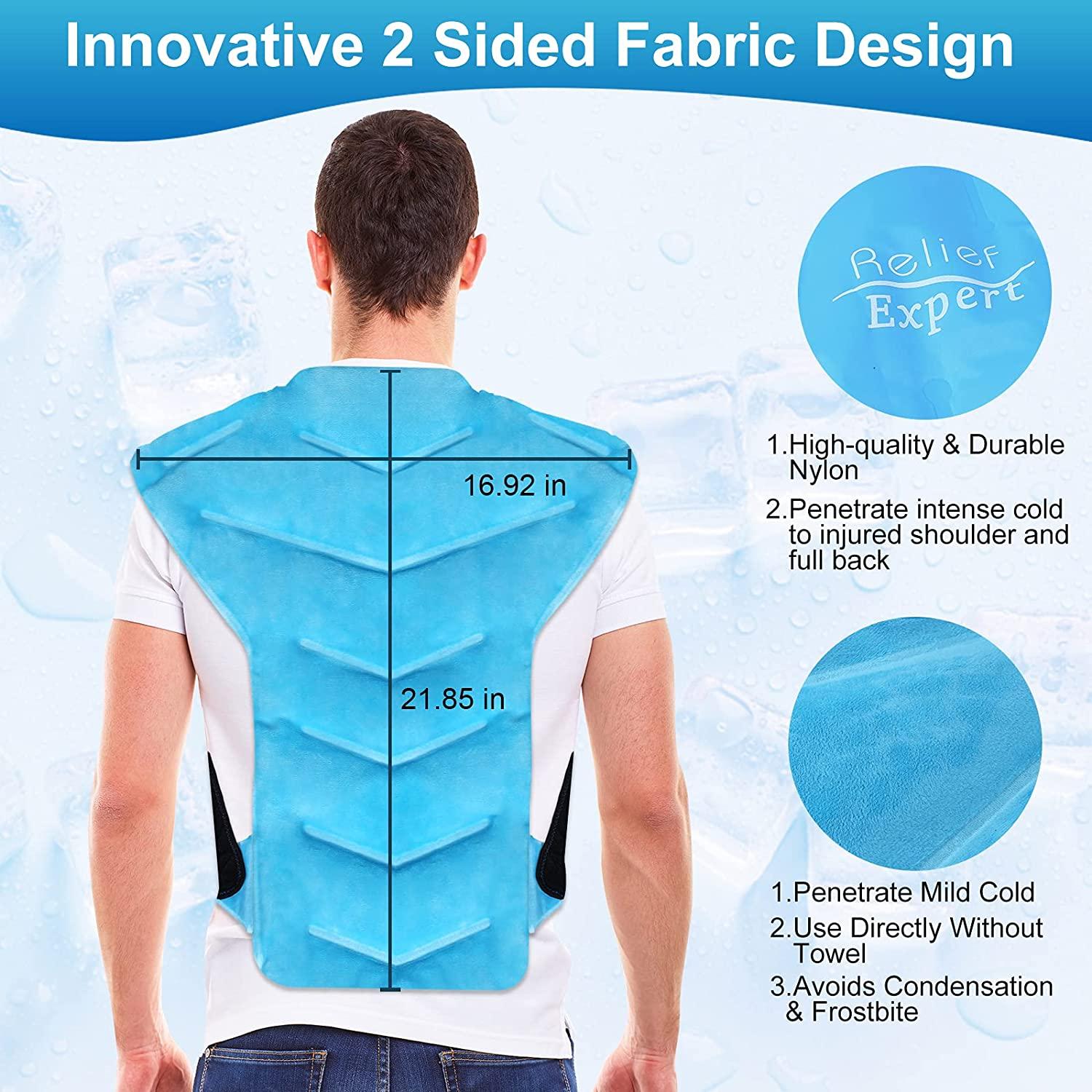 Relief Expert Shoulder Ice Pack Rotator Cuff Cold Therapy for Injuries  Reusable Gel Cold Pack Wrap for Left or Right Shoulder and Arm, Instant  Pain