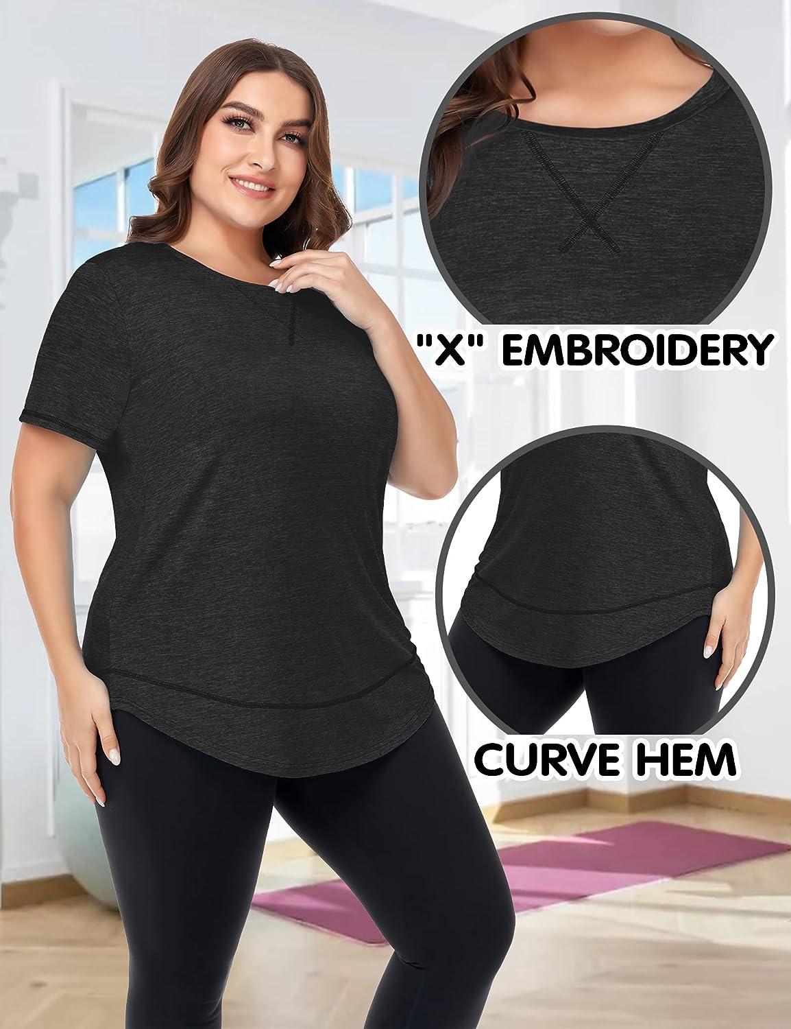 Workout Tops For Women Yoga Athletic Shirts Gym Workout Clothes