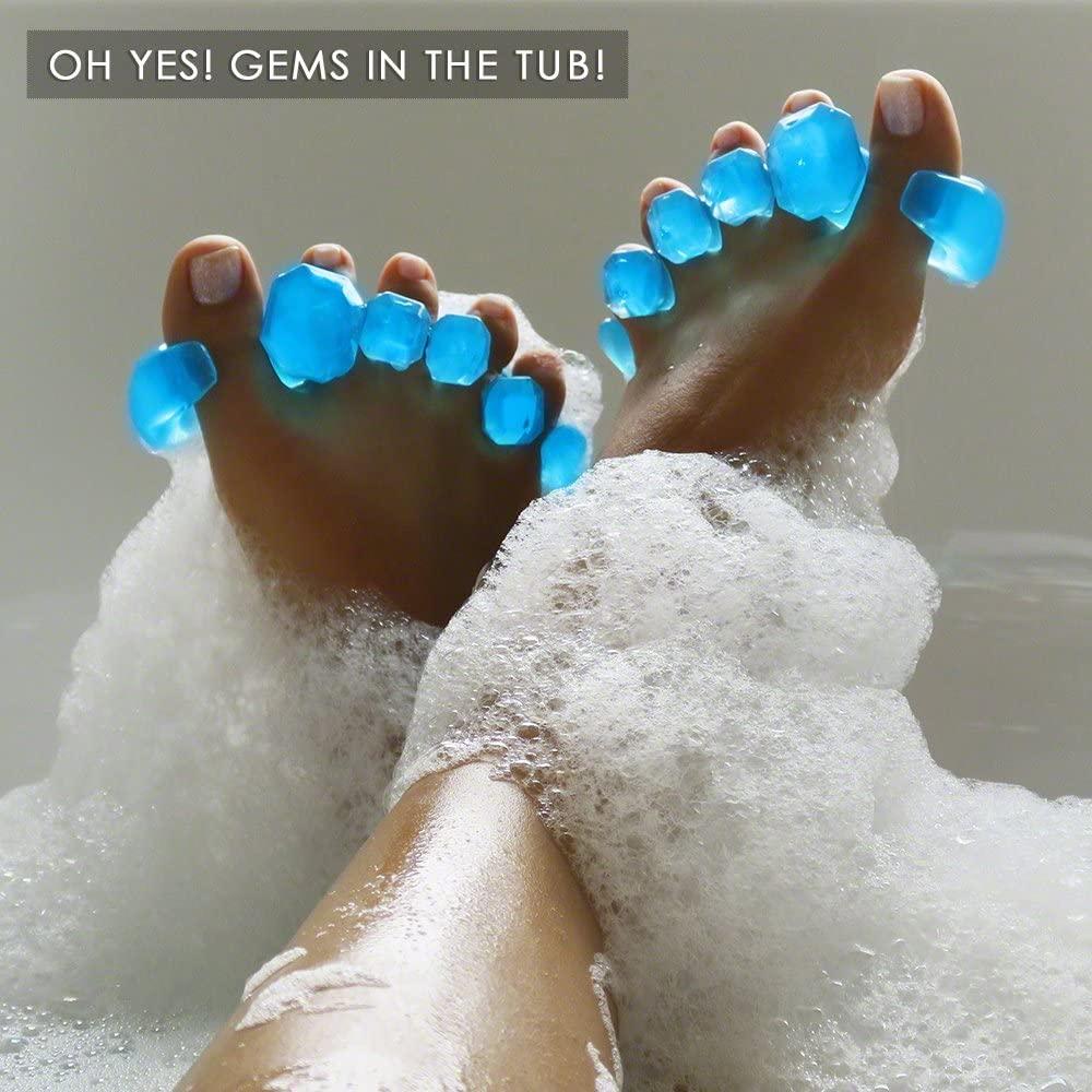 YogaToes Gems Toe Separators - Sapphire Blue