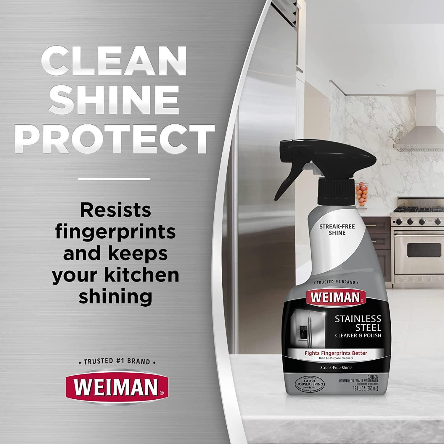  Weiman Ceramic and Glass Stovetop Cleaner - 12 Ounce 2 Pack -  Daily Use Professional Home Kitchen Cooktop Cleaner and Polish : Health &  Household