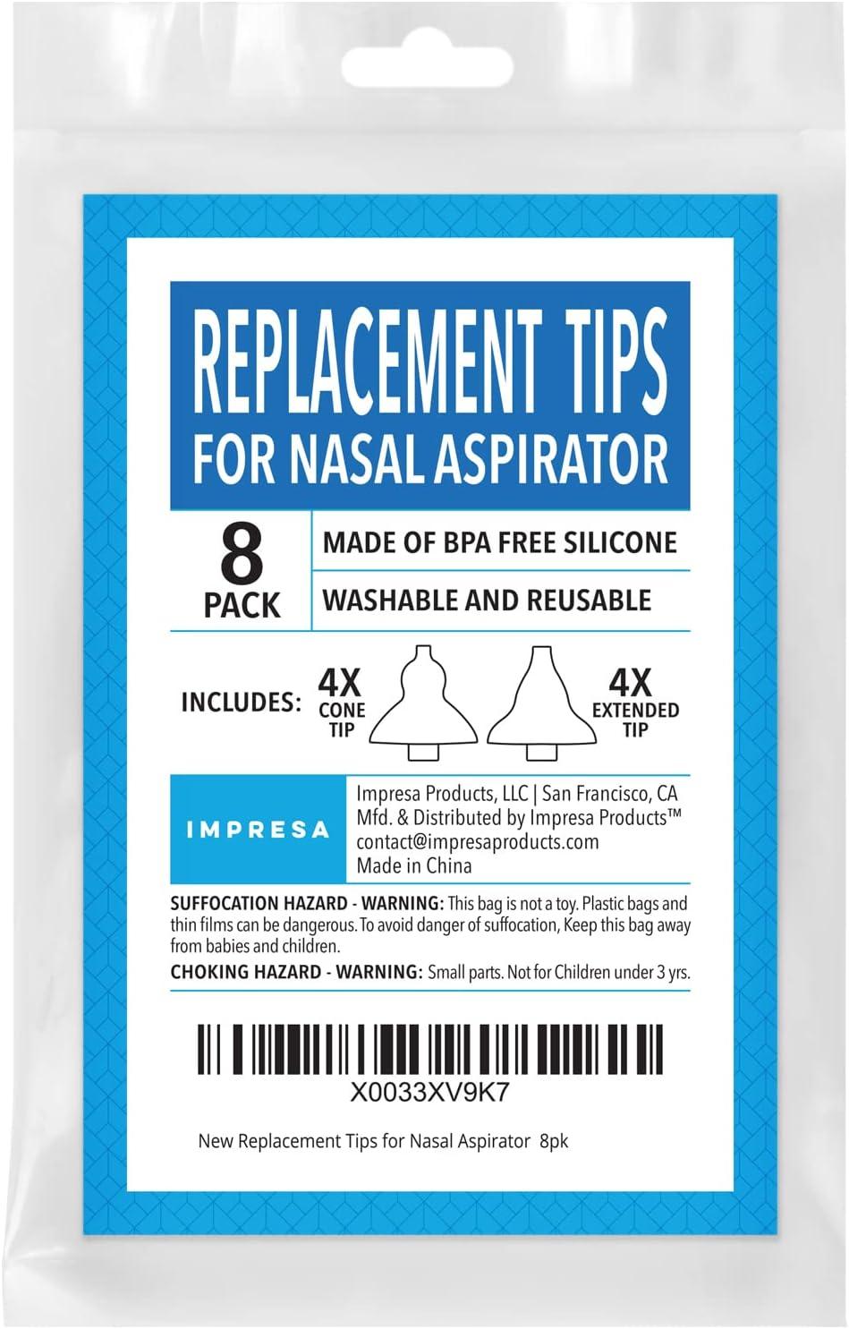 8 Pack] Impresa Silicone Tips for Nose Frida Electric Nasal Aspirator -  Extra Tips for Nasal Aspirator for Baby and Toddler - Replacement Tips for  Baby Nasal Aspirator - 2 Shapes Included - Yahoo Shopping