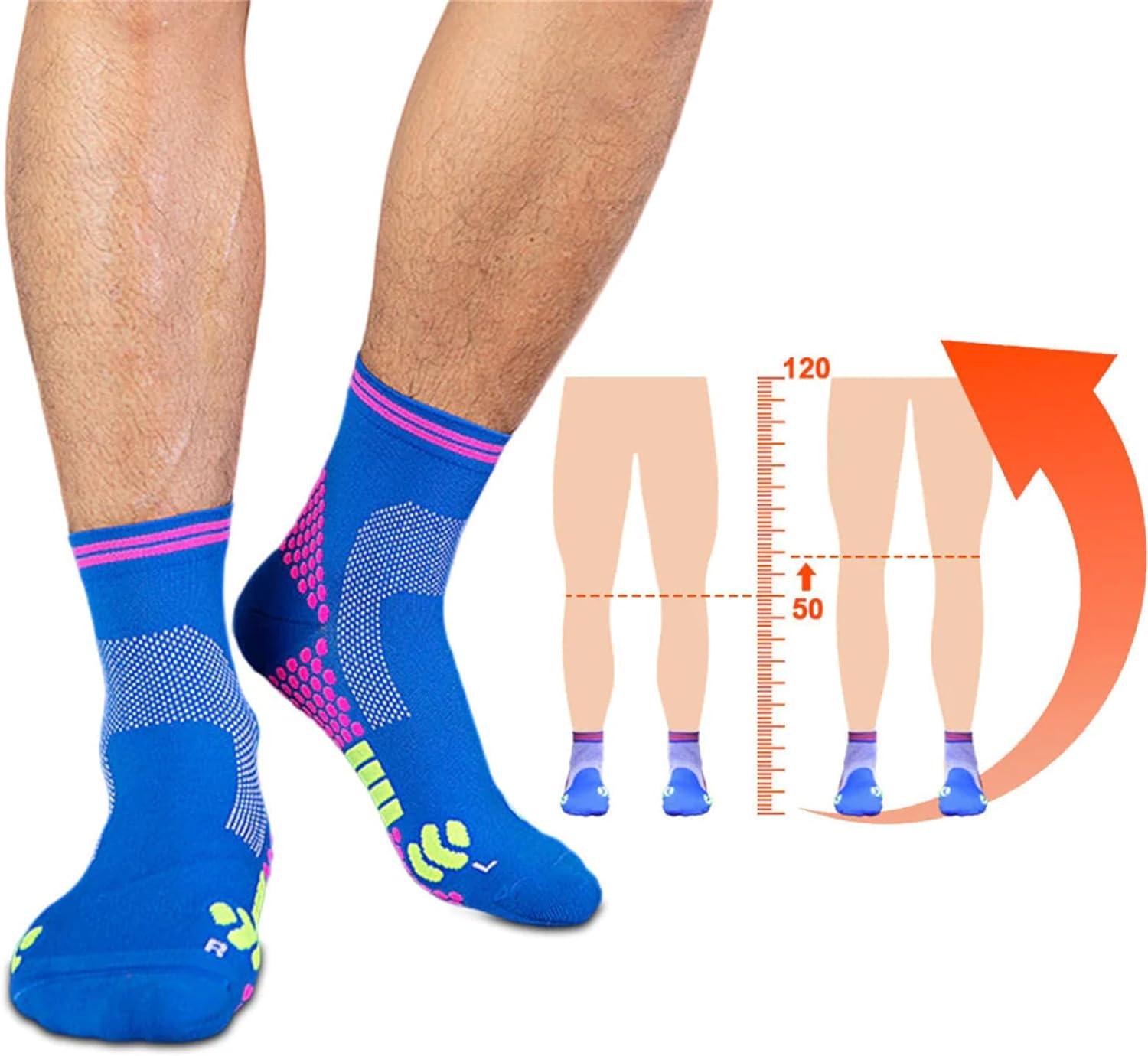 STOX Energy Socks - Travel Socks for Men - Premium Compression Socks - Travel  Socks - Anti