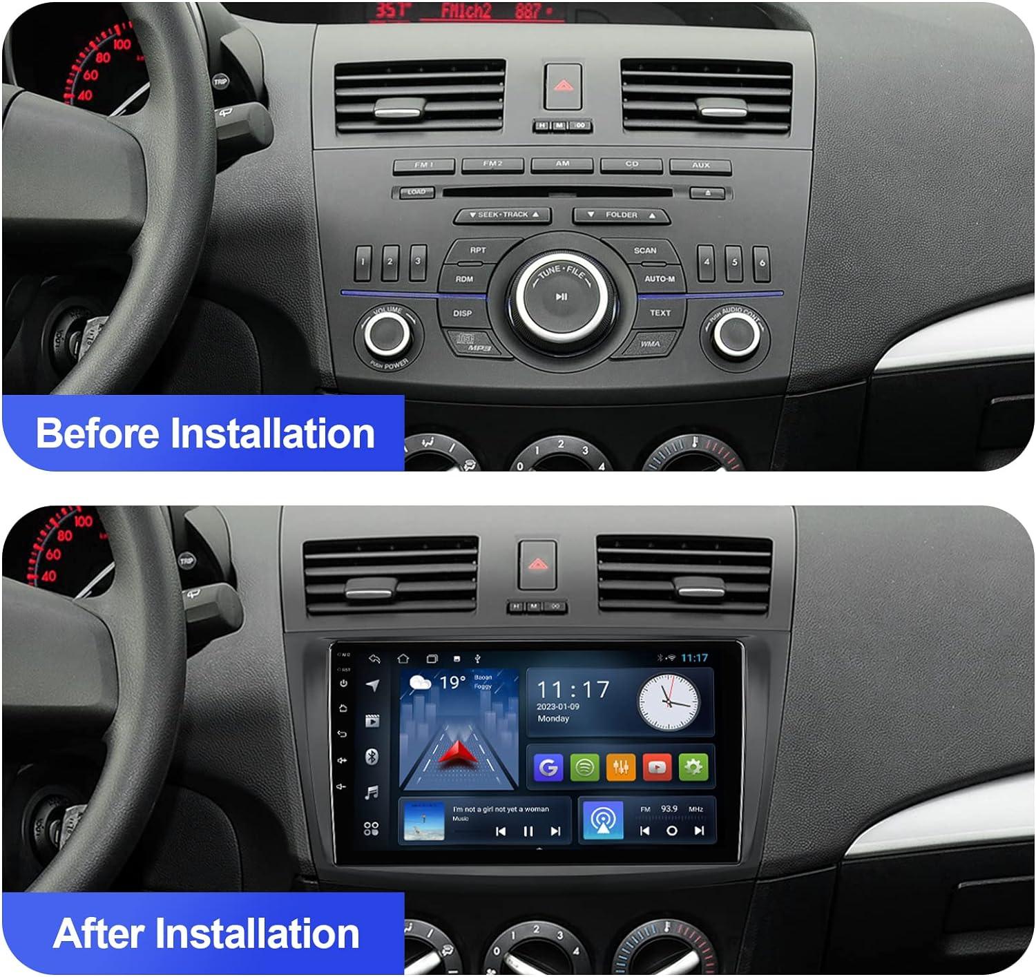 Android 10 Double Din Car stereo for Mazda 3 2010 2011 2012 2013