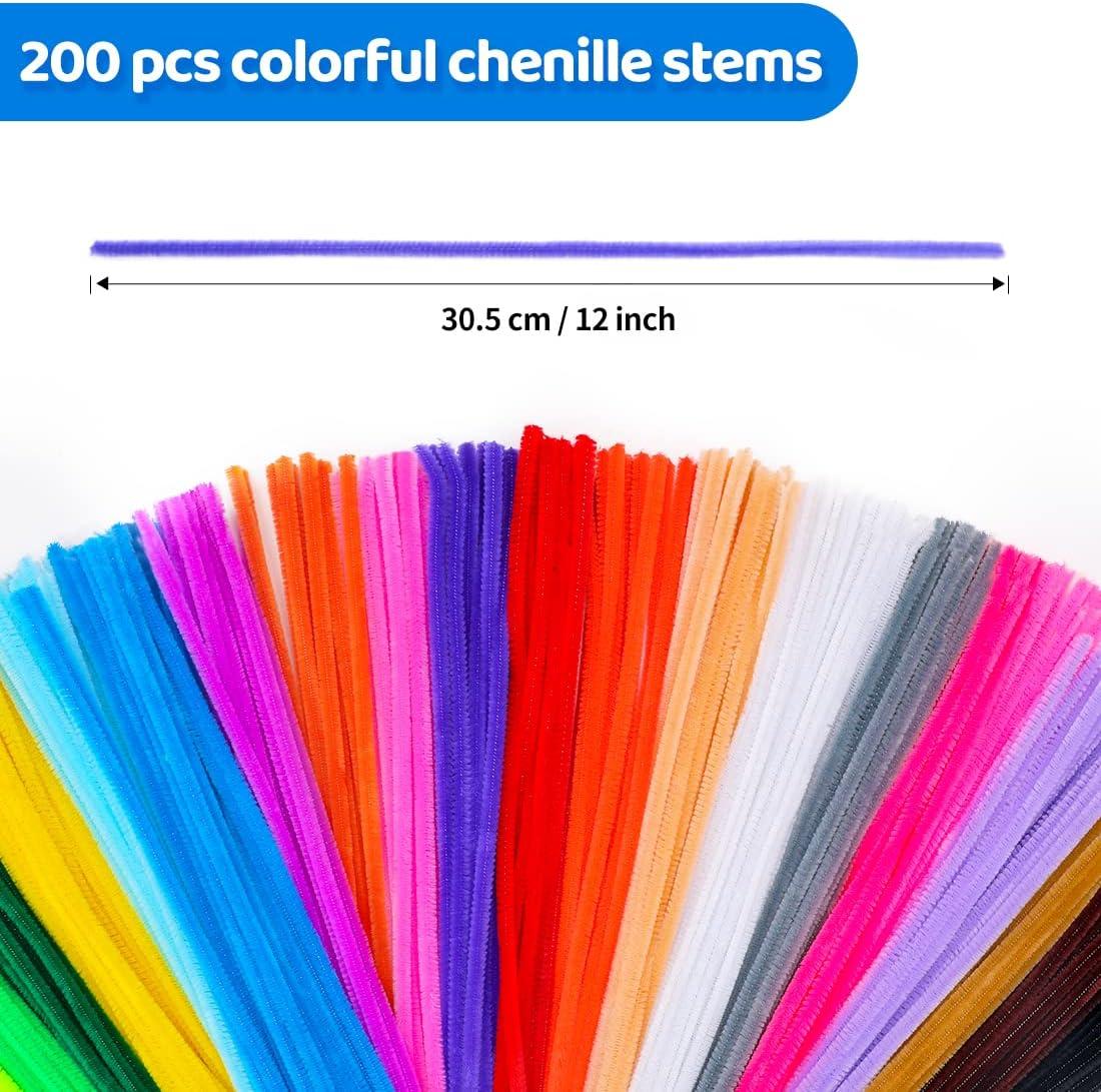  Chenille Stems Craft Supplies for DIY Art Projects