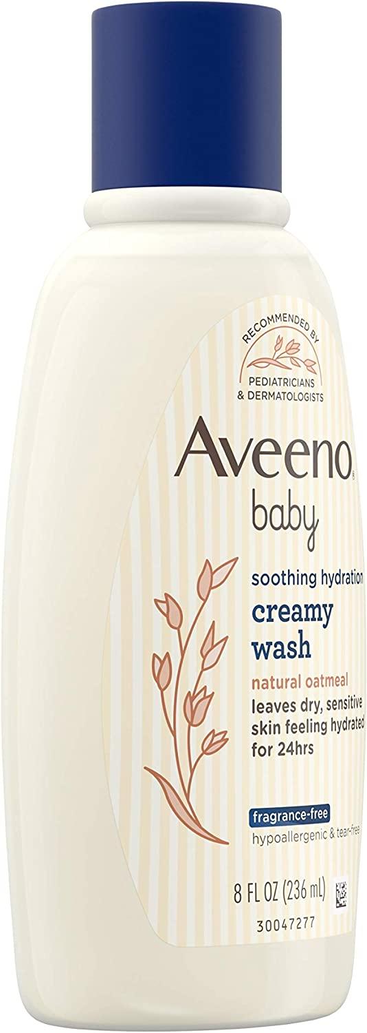 Buy Aveeno Baby Soothing Relief Fragrance Free Creamy Wash 236mL