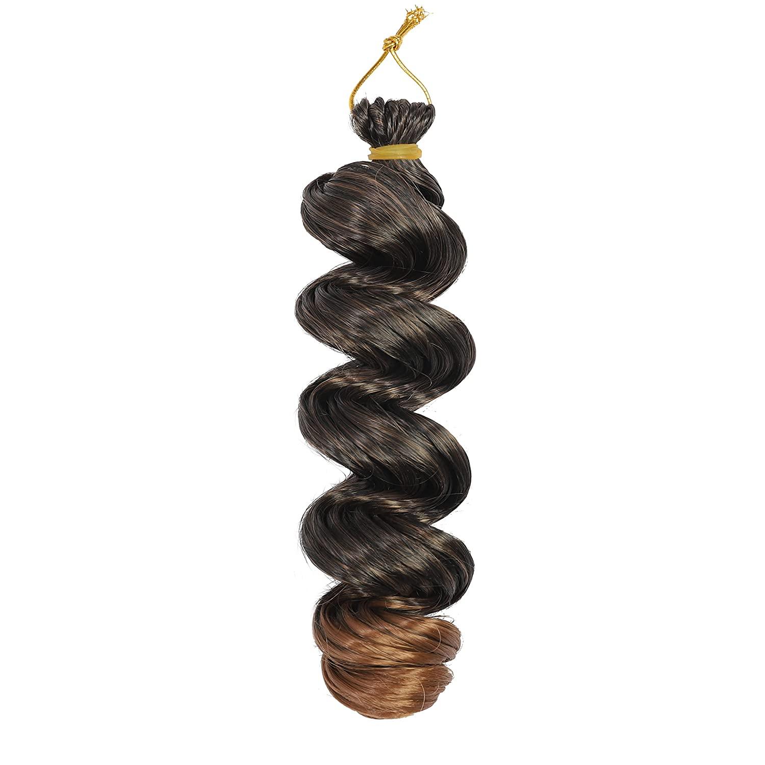 18 80G DEEP Wave Crochet Bulk Braiding Hair Synthetic Ocean Wave Crochet  Braids £8.39 - PicClick UK
