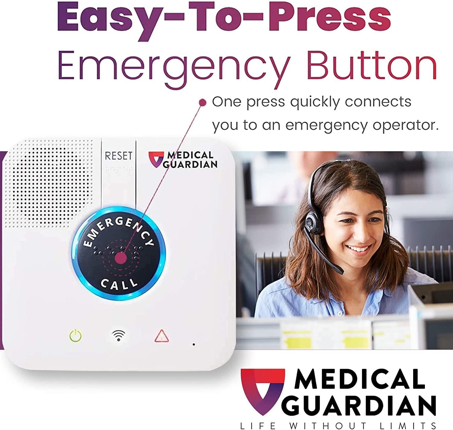 Classic Guardian Medical Alert System By Medical Guardian Senior Medical Alert 247 Panic 1444