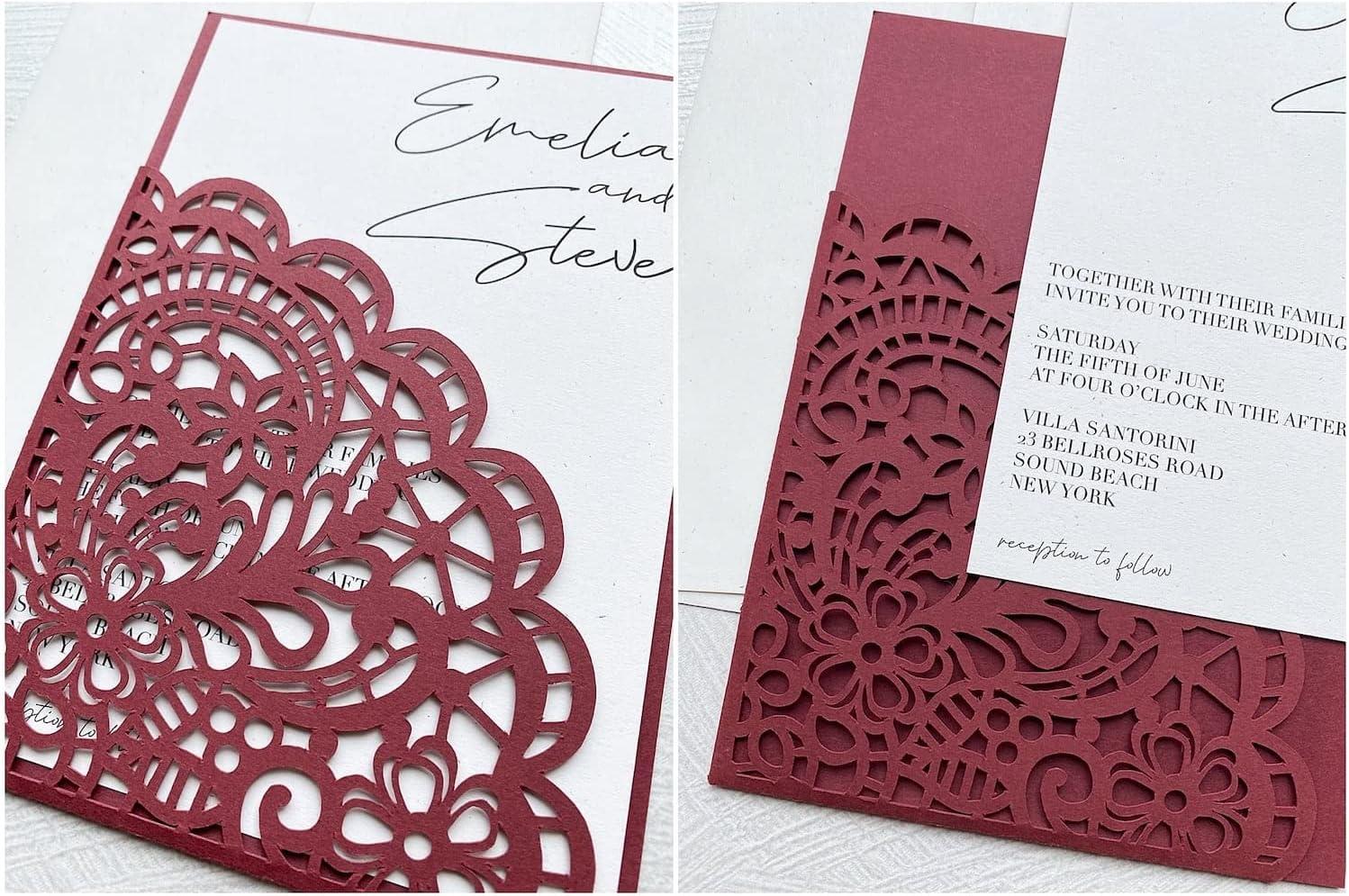 Dusty Red Printed Cardstock 12x12 Solid Paper