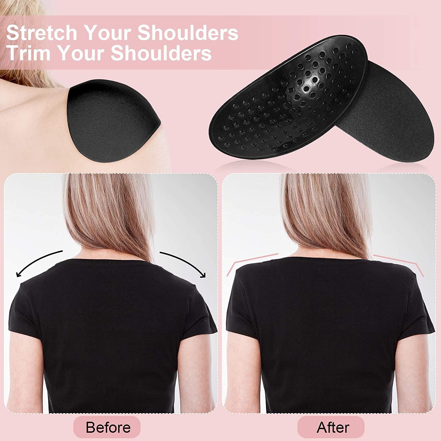 3 Pairs/Set Soft Reusable Shoulder Push-Up Pads, Breathable Silicone  Adhesive Shoulder Pad for Women, Girls, Anti-Slip Enhancer Shoulder Pads  for