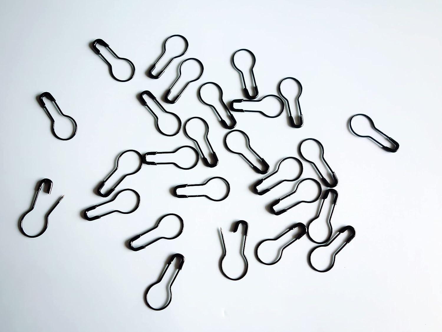 1000 pcs Small Safety Pins for Clothes Black Bulk Blub Pin for