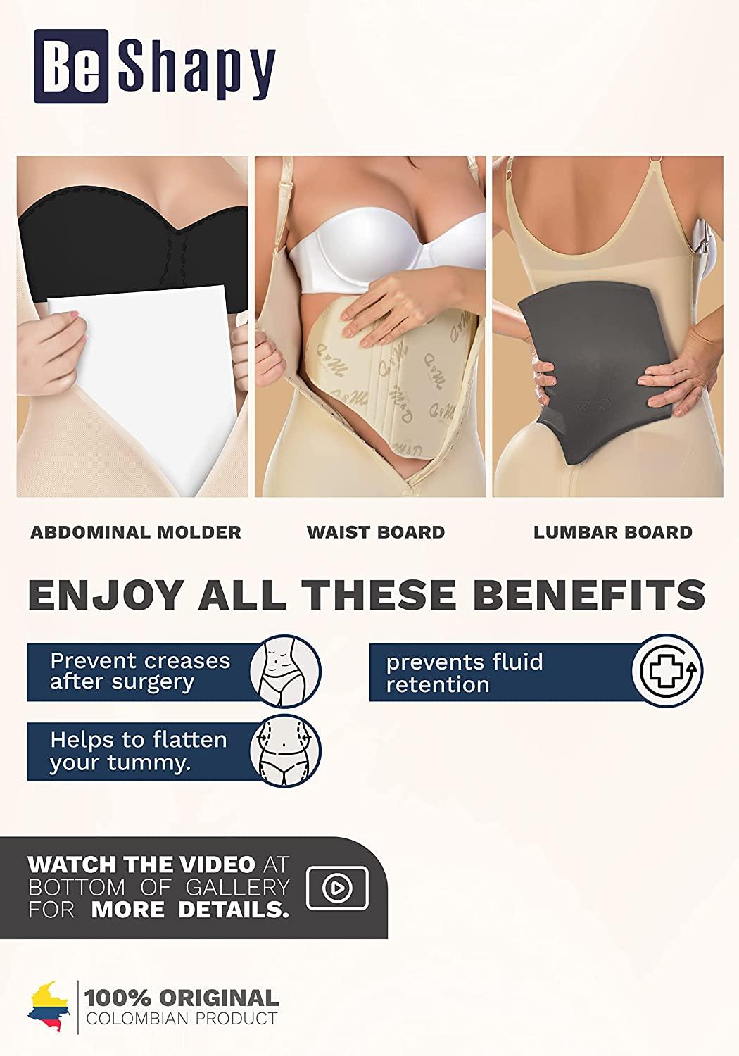 BE SHAPY Fajas Reductoras y Moldeadora | Tummy Control Shapewear + 2 Ab  Boards : : Clothing, Shoes & Accessories