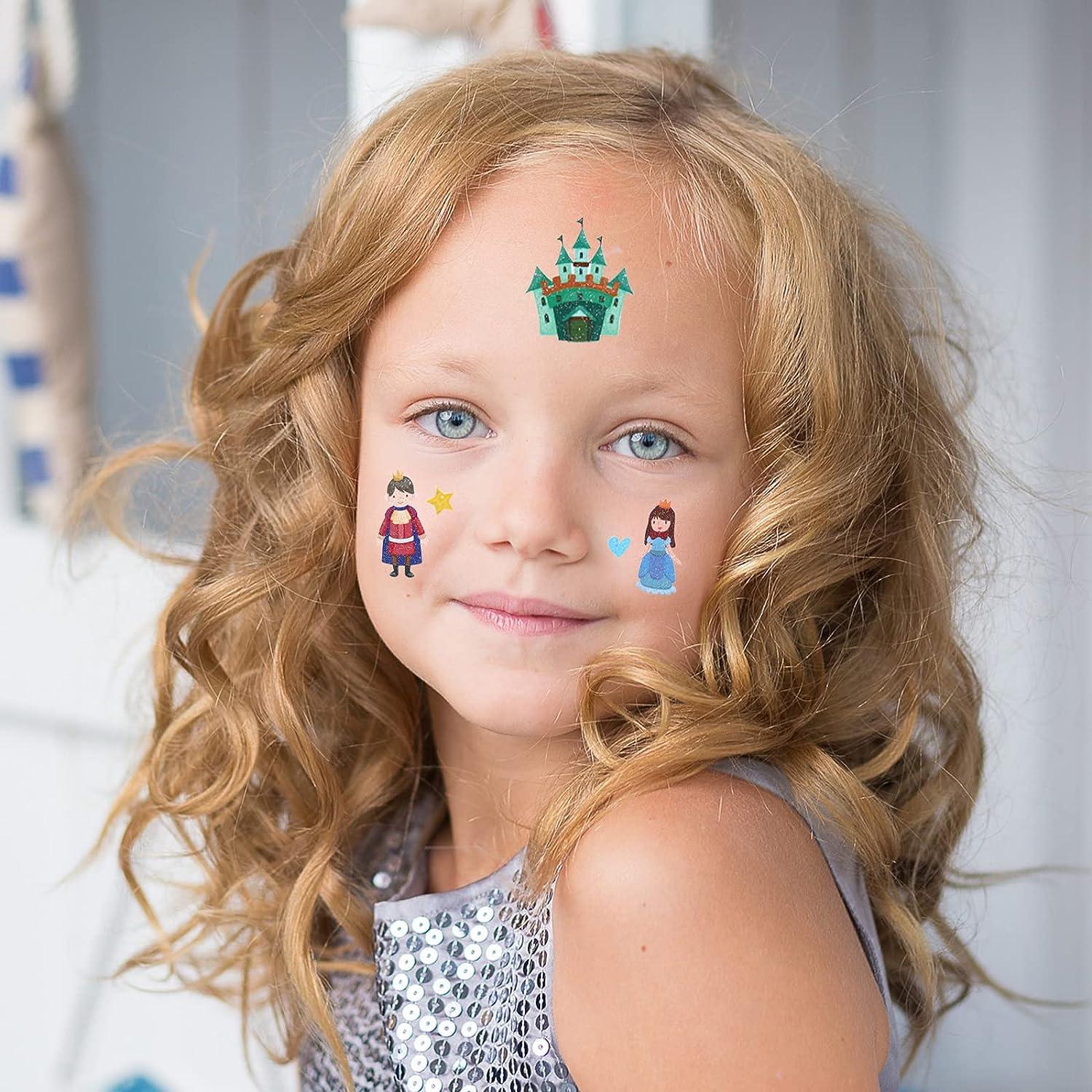 Amazon.com : AOMIG Temporary Tattoo for Kids, 10 Sheets Glow In The Dark  Cartoon Flower Fairy Tattoo Stickers, Waterproof Luminous Fake Tattoo  Stickers Set for Boys Girls Birthday Party Bag Filler :