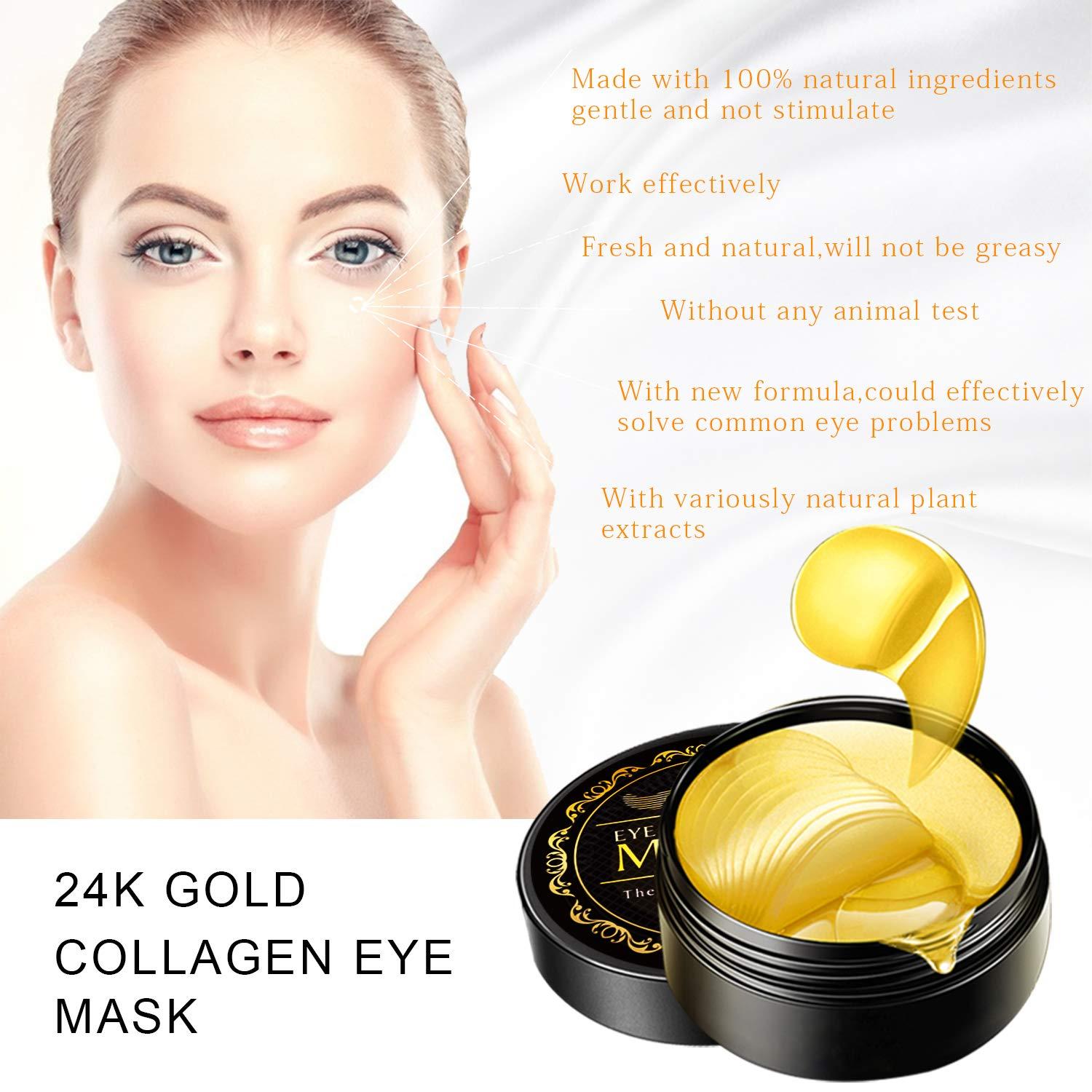 Eye Treatment Masks Under Eye Patches 24k Gold Eye Treatment Mask For Dark Circles And Puffiness 3443