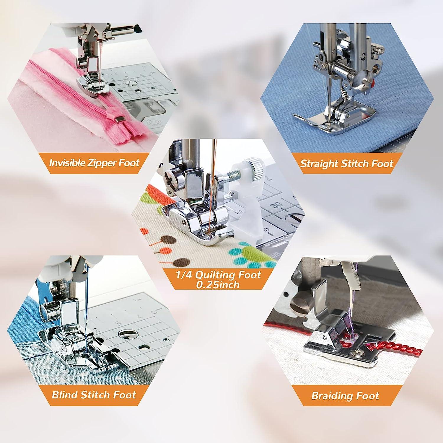 Presser Foot Set 42Pcs, Sewing Machine Presser Feet Kit