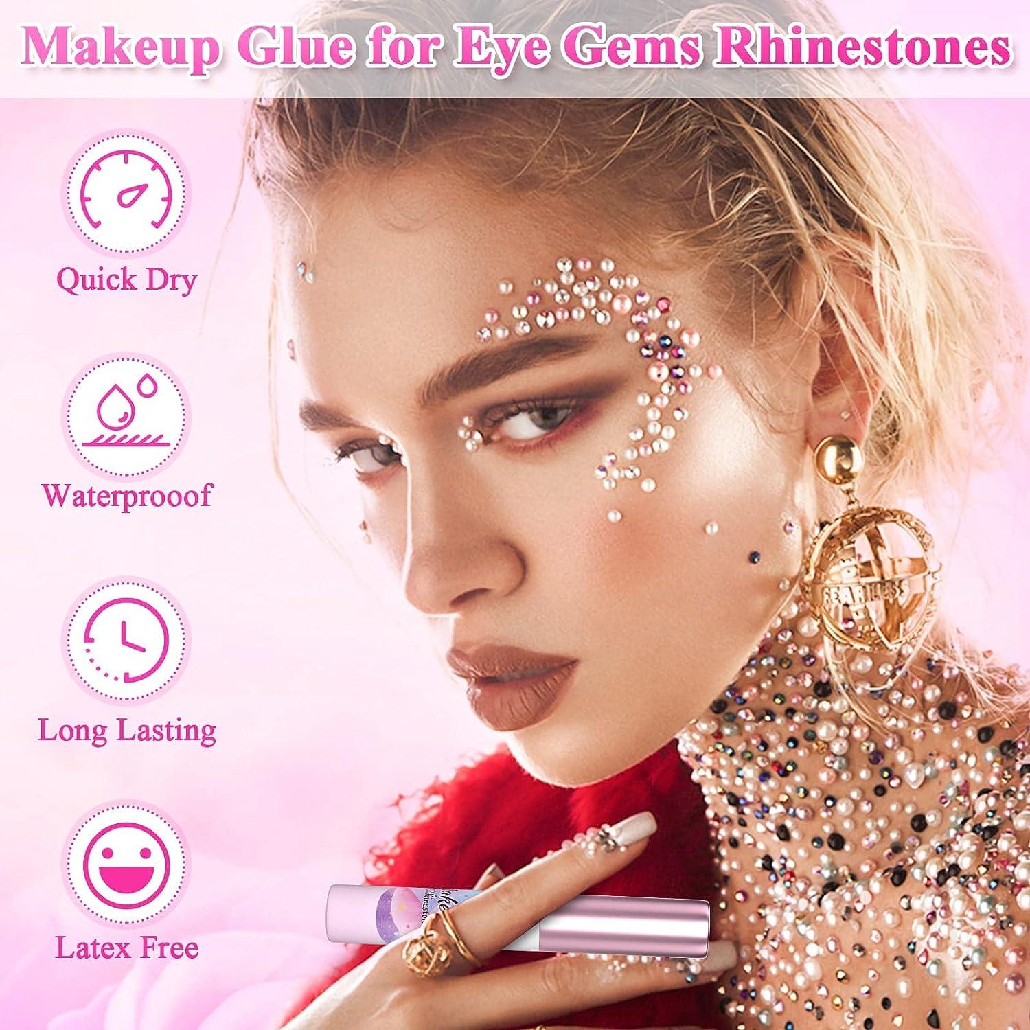 25ml Facial Makeup Glitter Glue Long Lasting Waterproof Face Glitter Glue  For Eye Jewels Face Gems Eyeshadow Lip Glue Nail - AliExpress