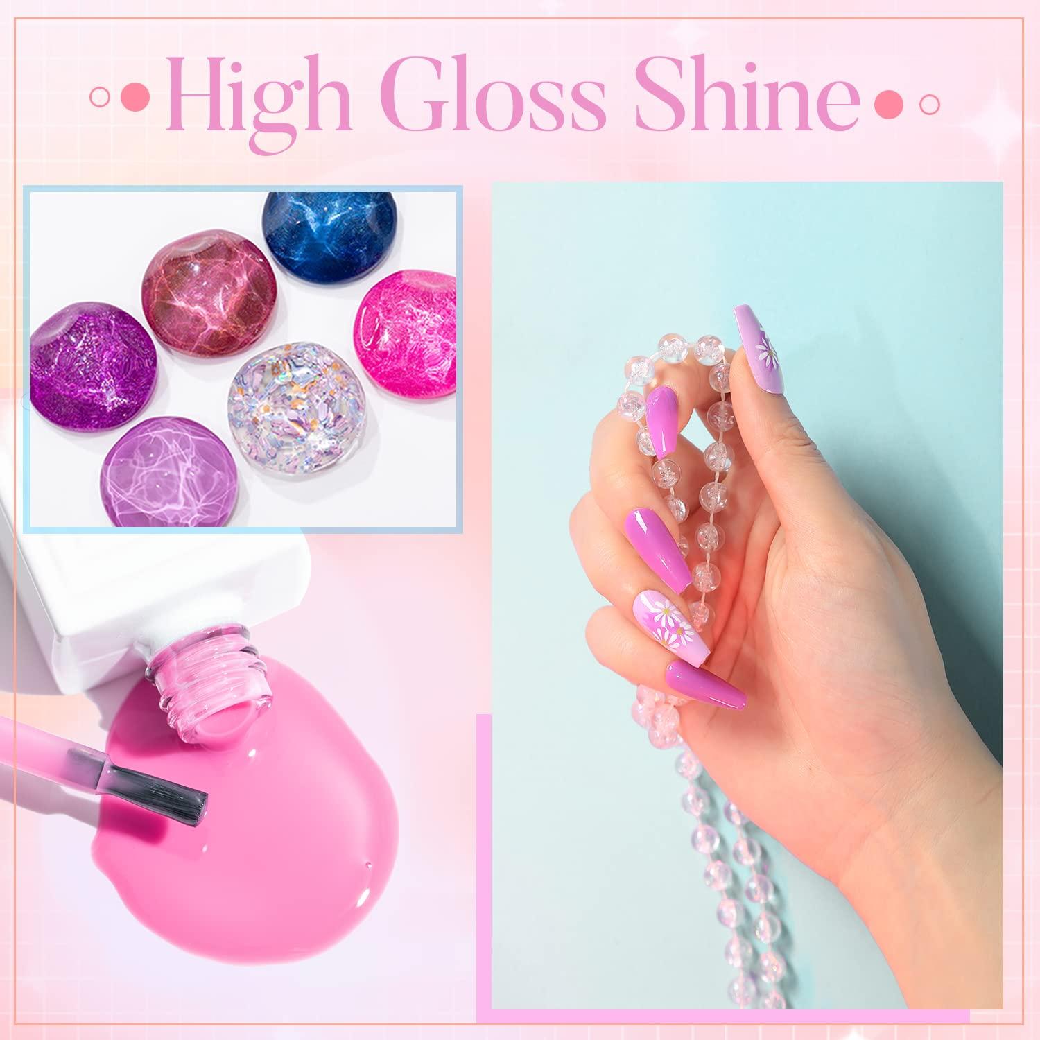 Perfect Summer Jelly Gel Nail Polish Set, 12 ml Each, Translucent Gel  Nails, Sheer Nude Pink Milky Colors, Soak off UV Nail Gel Set, Salon  Manicure