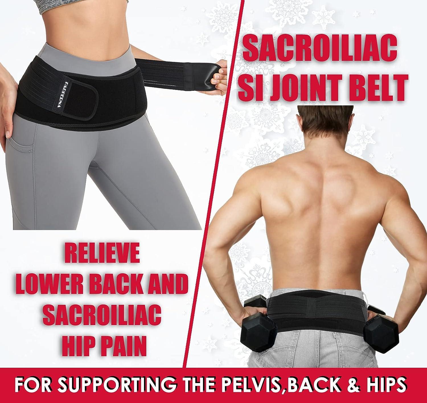 COLORRATION Sacroiliac SI Joint Hip Belt for Women Men，Sciatica