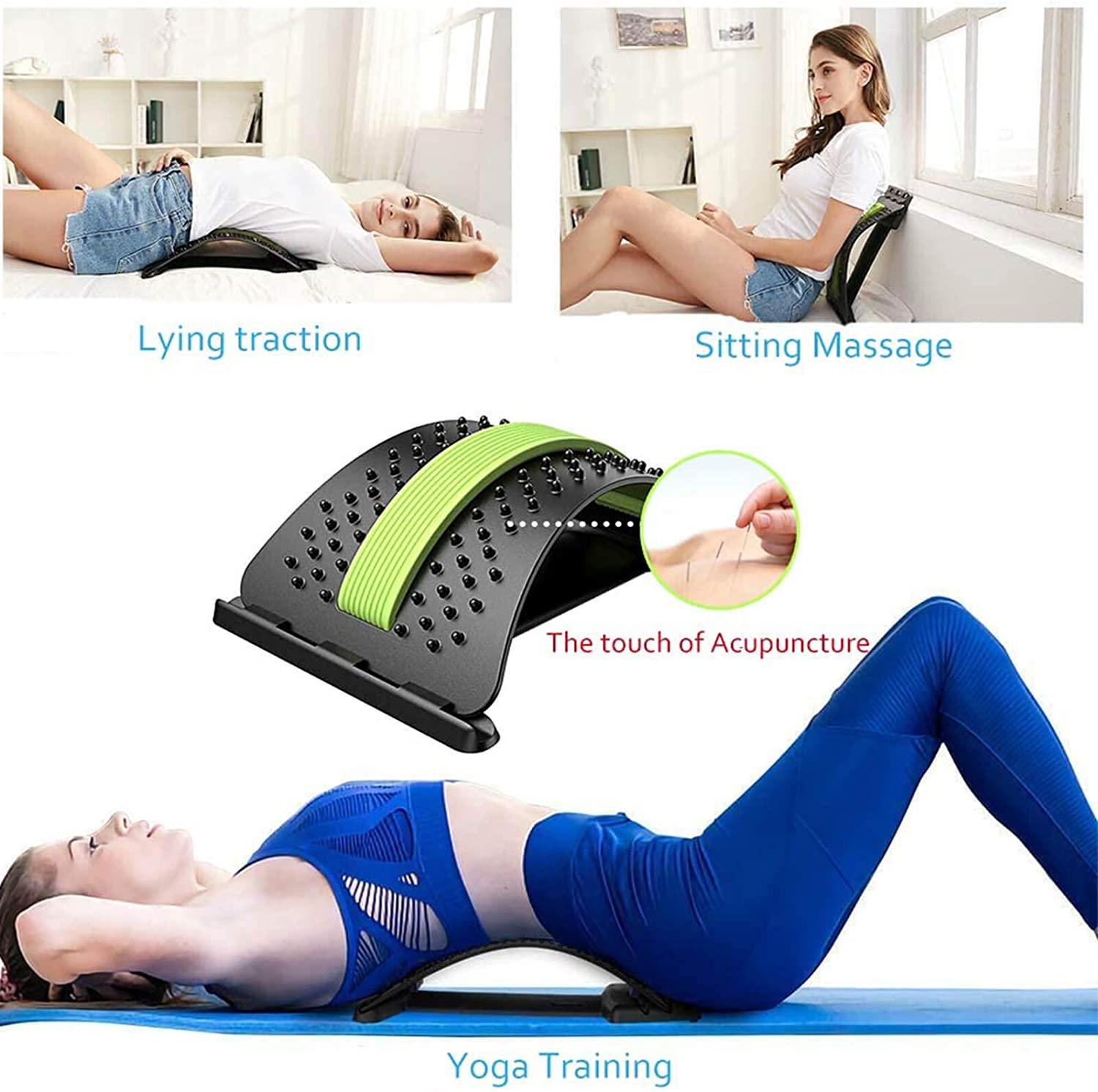Back Stretcher Posture Relief Lower Lumbar Pain Acupuncture Back Massager  Gifts
