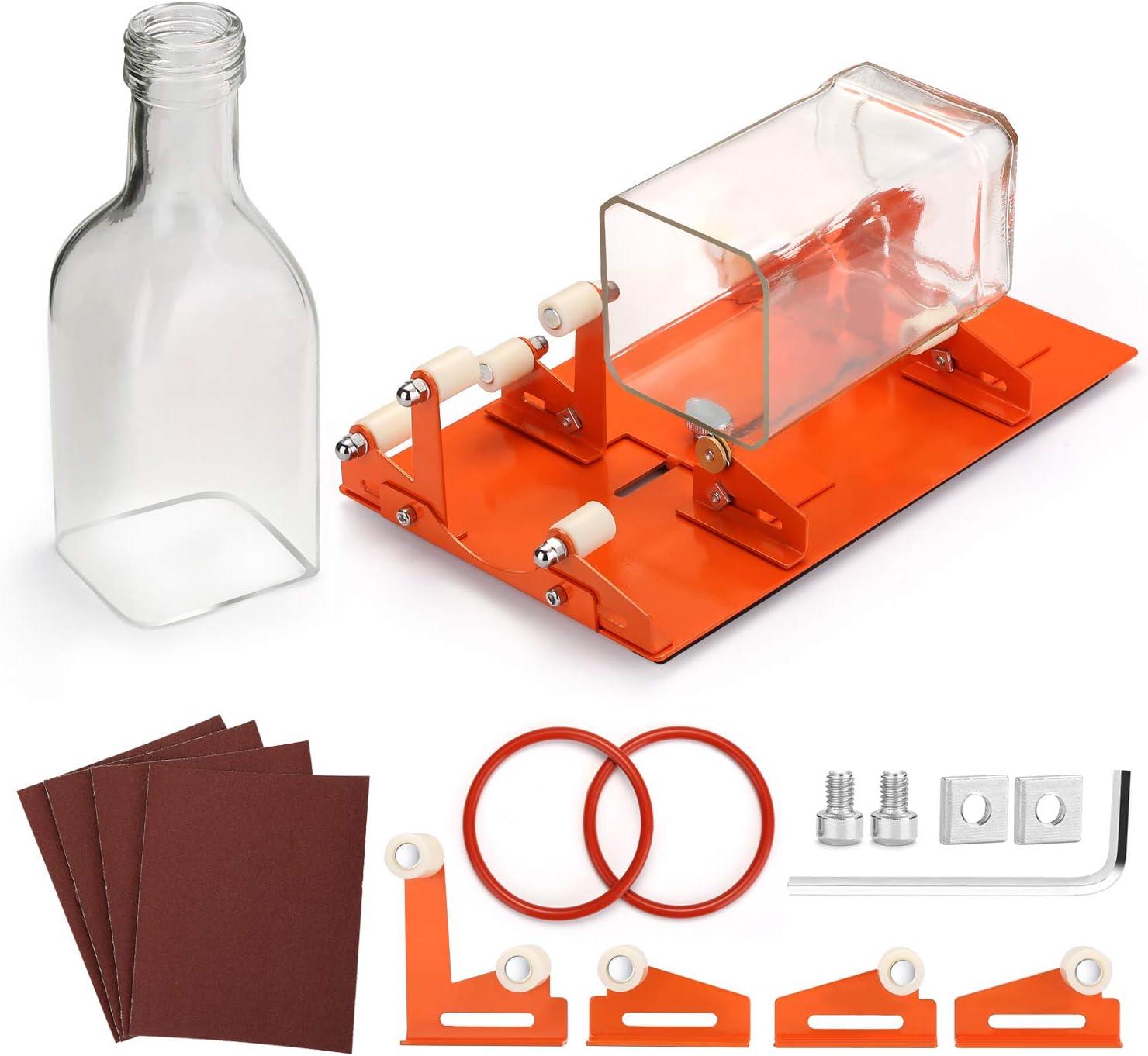 Bottle Cutter DIY Crafts for Glass Bottles Extra Cutting Wheel Included for  Round Glass Bottle