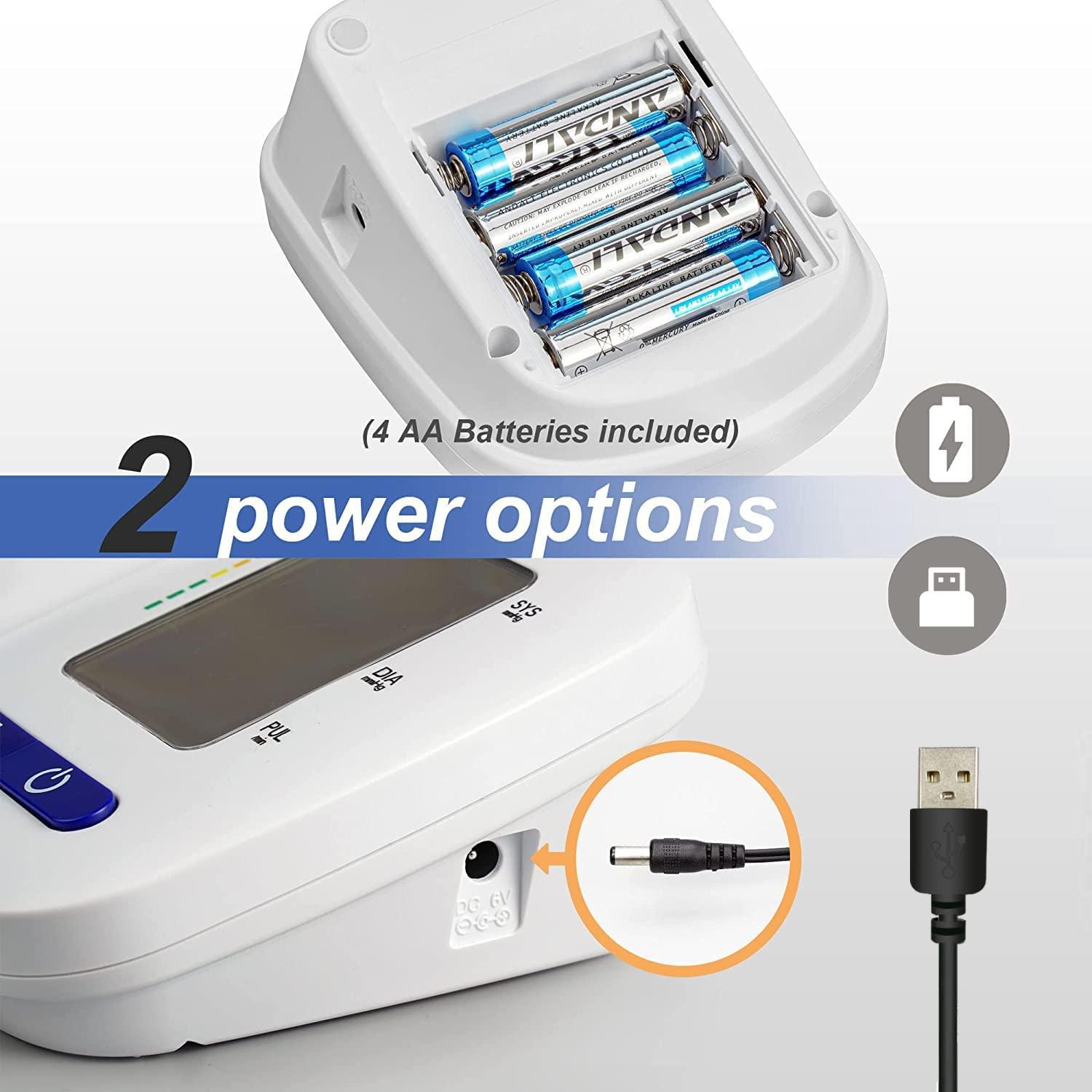 Blood Pressure Monitors Automatic Upper Arm Blood Pressure Monitors  Portable BP Monitor Machine Electronic Blood Pressure Monitor with  Adjustable Wide