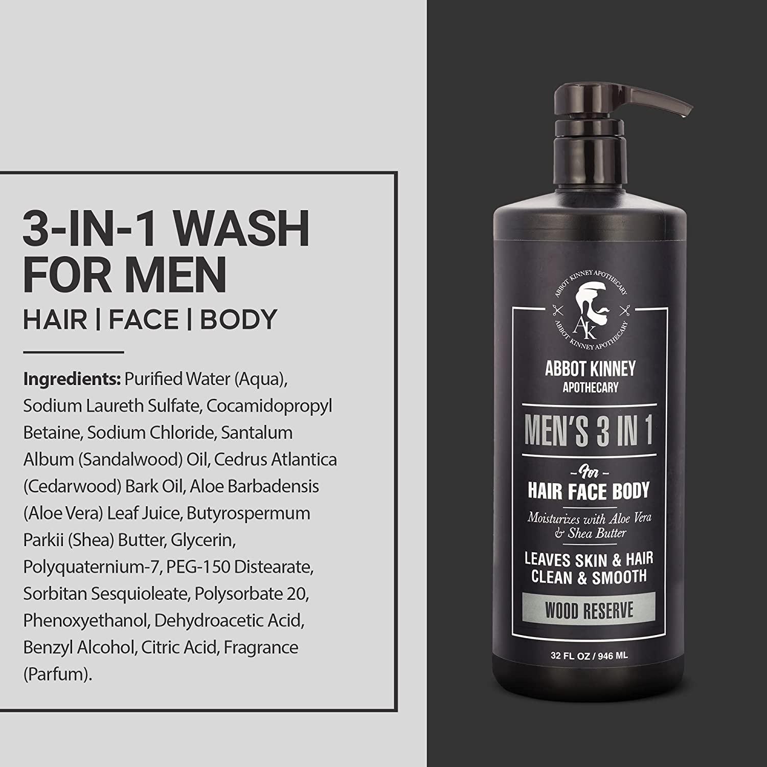 Mens Noir 3-in-1 Hair, Face & Body Wash