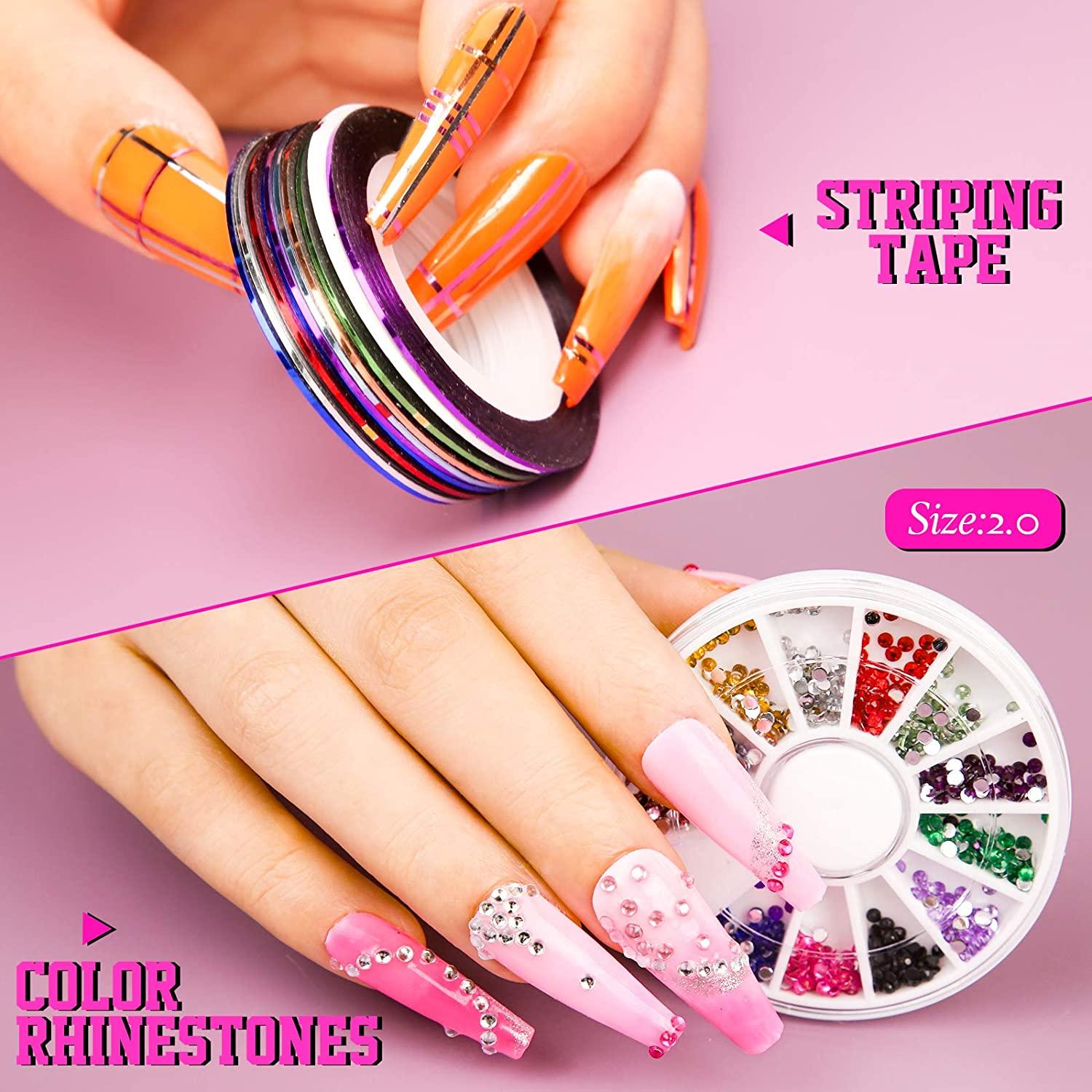 DOs & DON'Ts: striping tape nail art | how to use striping tape - YouTube