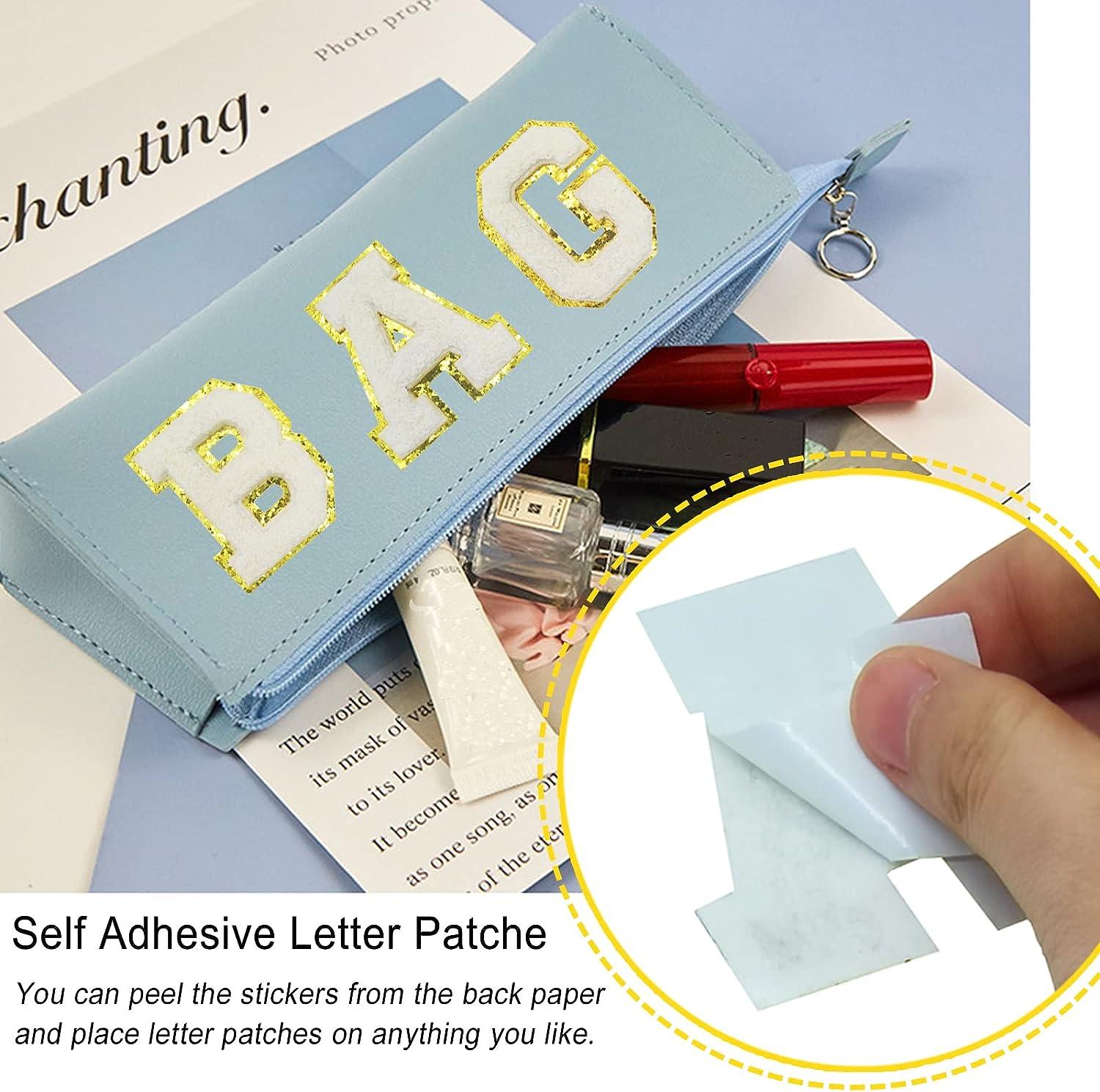 Buy Chenille Letter Stick on Patch / A Through Z 2.16 Inches / Self  Adhesive Letters for Cosmetic Bags or Pouch / Personalized Gift Online in  India 