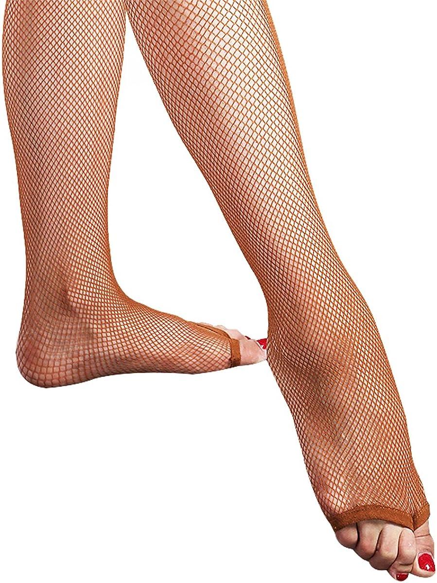Pitping Latin Dance Pantyhose Stockings Socks Open Toe Fishnet Toeless  Tights
