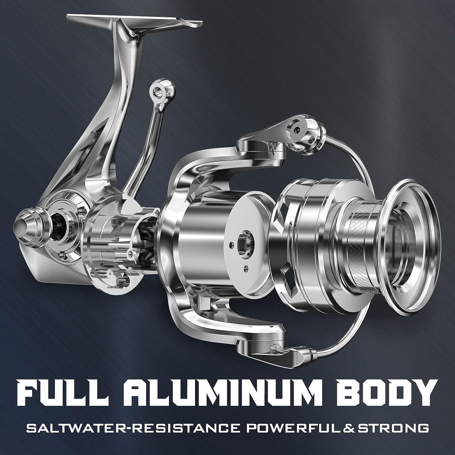 Premium Full Metal CNC Spinning Reel - Perfect for Saltwater Fishing!