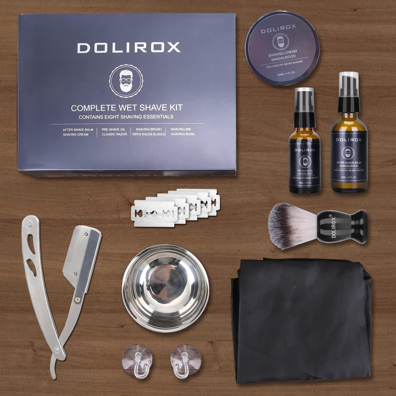 straight razor shaving kit