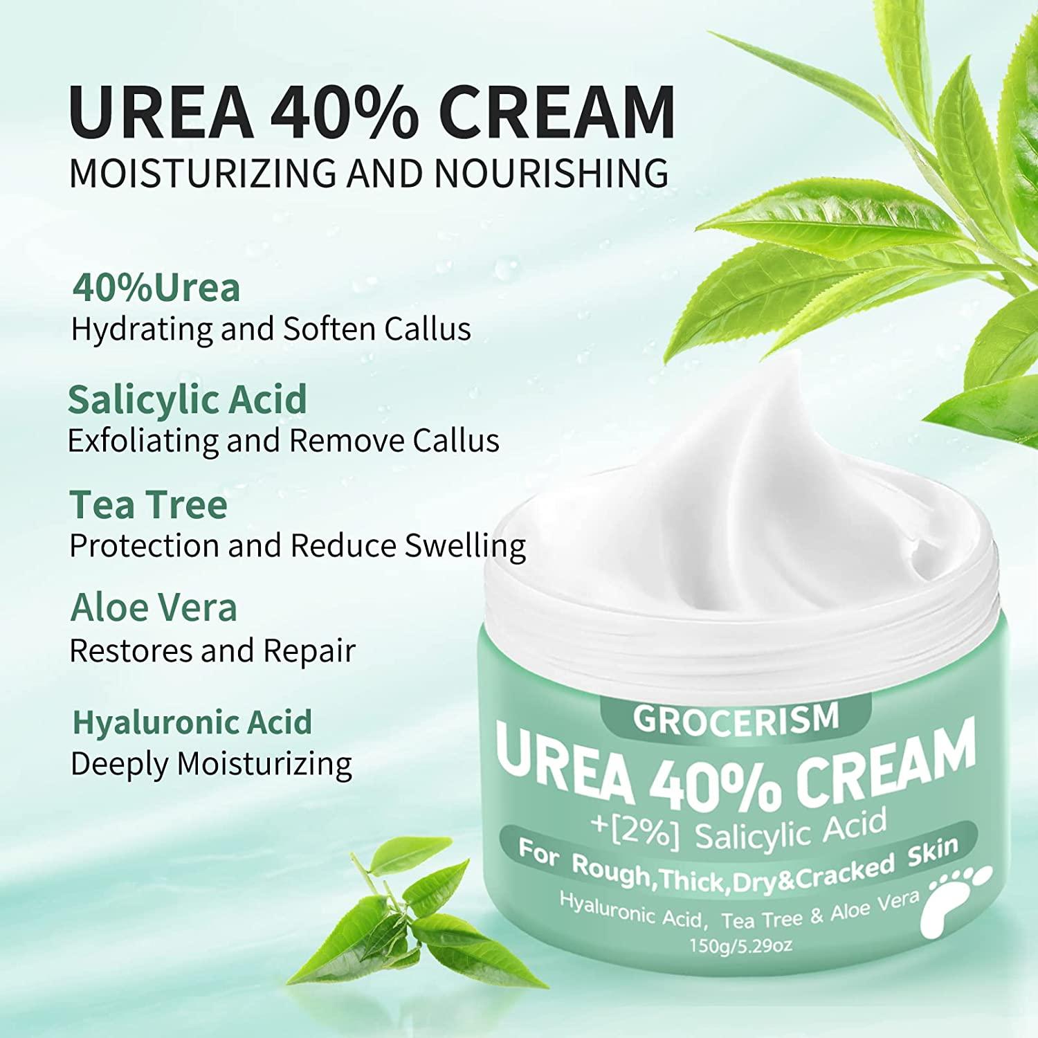 Pursources Urea 40 Foot Cream 4 Oz Best Callus Remover Moisturizes
