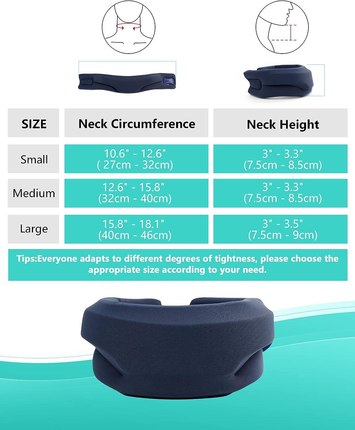 Neck Brace For Sleeping-cervical Collar Relief Neck Pain And Neck Support  Soft Foam Wraps Keep Vertebrae Stable For Relief Of Cervical Spine Pressure