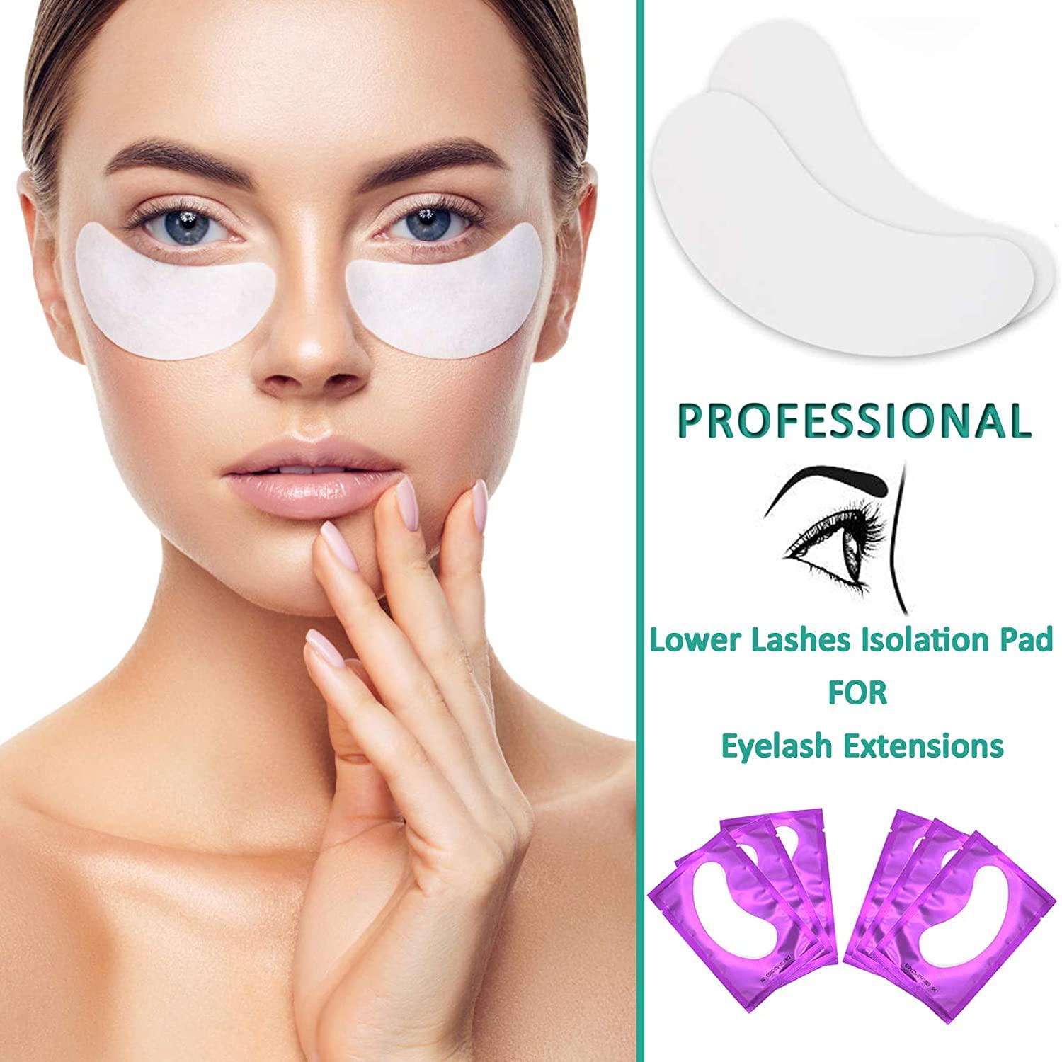 50 Pair Under Eye Pads Eyelash Extension Lint Free Gel Patches For Beauty Salon False Eyelash 4736