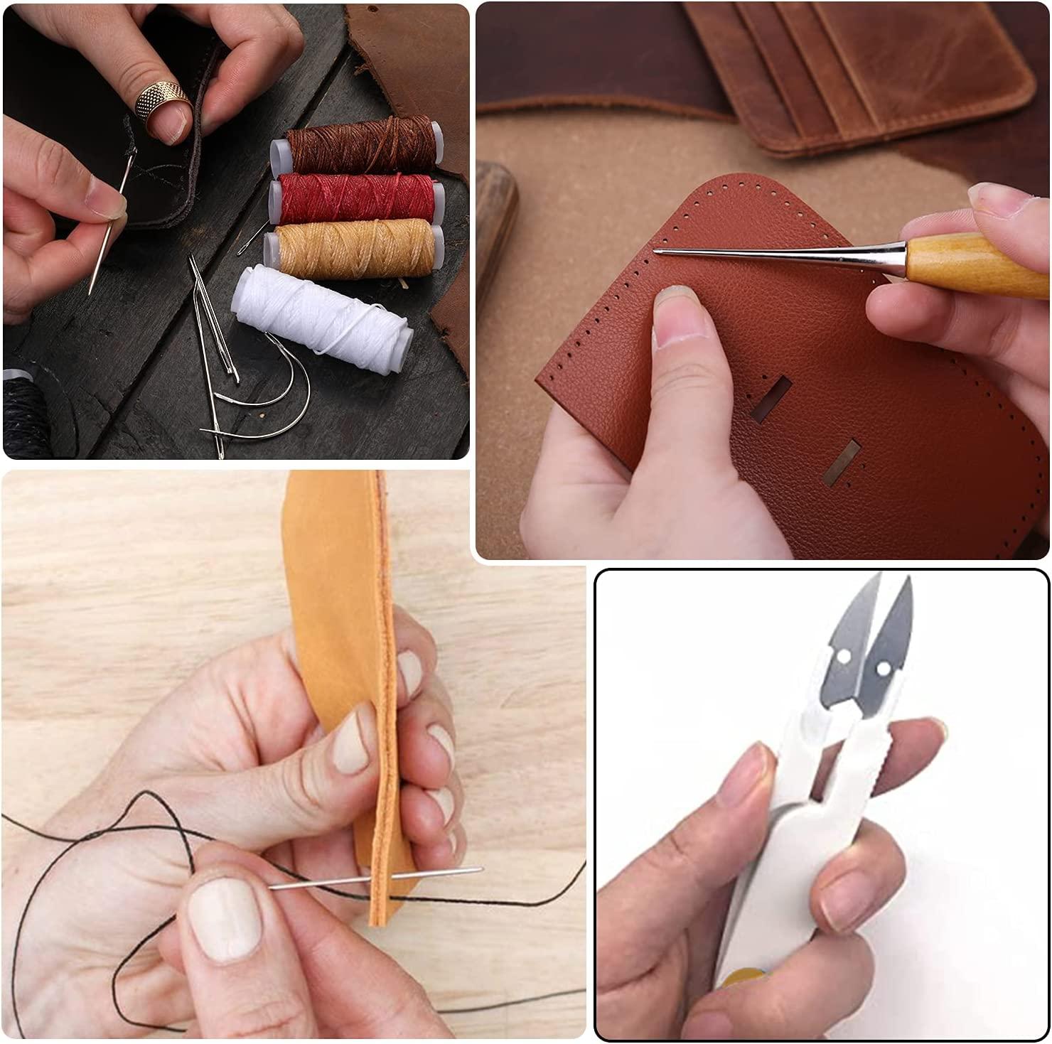 Leather Waxed Thread Leather Sewing Thread,Hand Stitching Thread