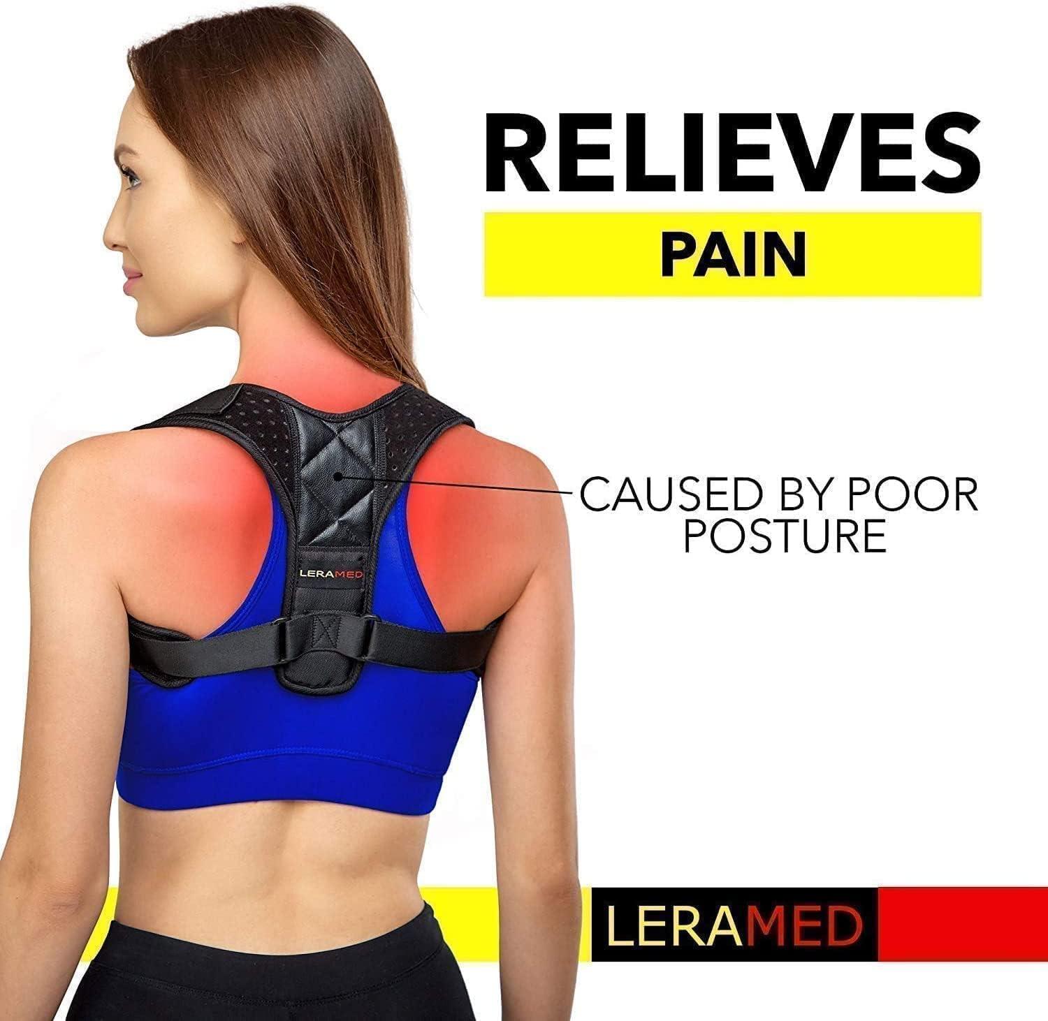 Adjustable Chest Support Belt Back Shoulder Posture Corrector Brace Vest  Therapy