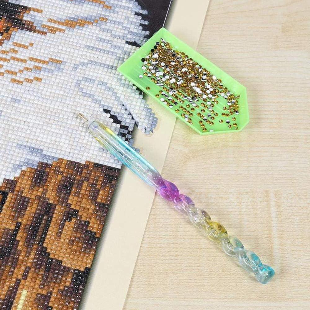 Diamond Art Trays, Diamond Painting Accessories Tray Organizer Kits with  Stopper, 6 Grid Multi-Purpose Plastic Bead Sorting Trays for DIY Painting