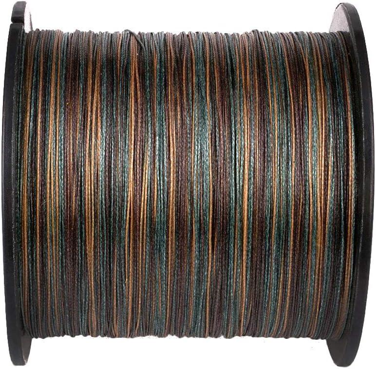 4 Strands PE Braided Line for Sea Fishing 20lb 0.20mm Moss Green