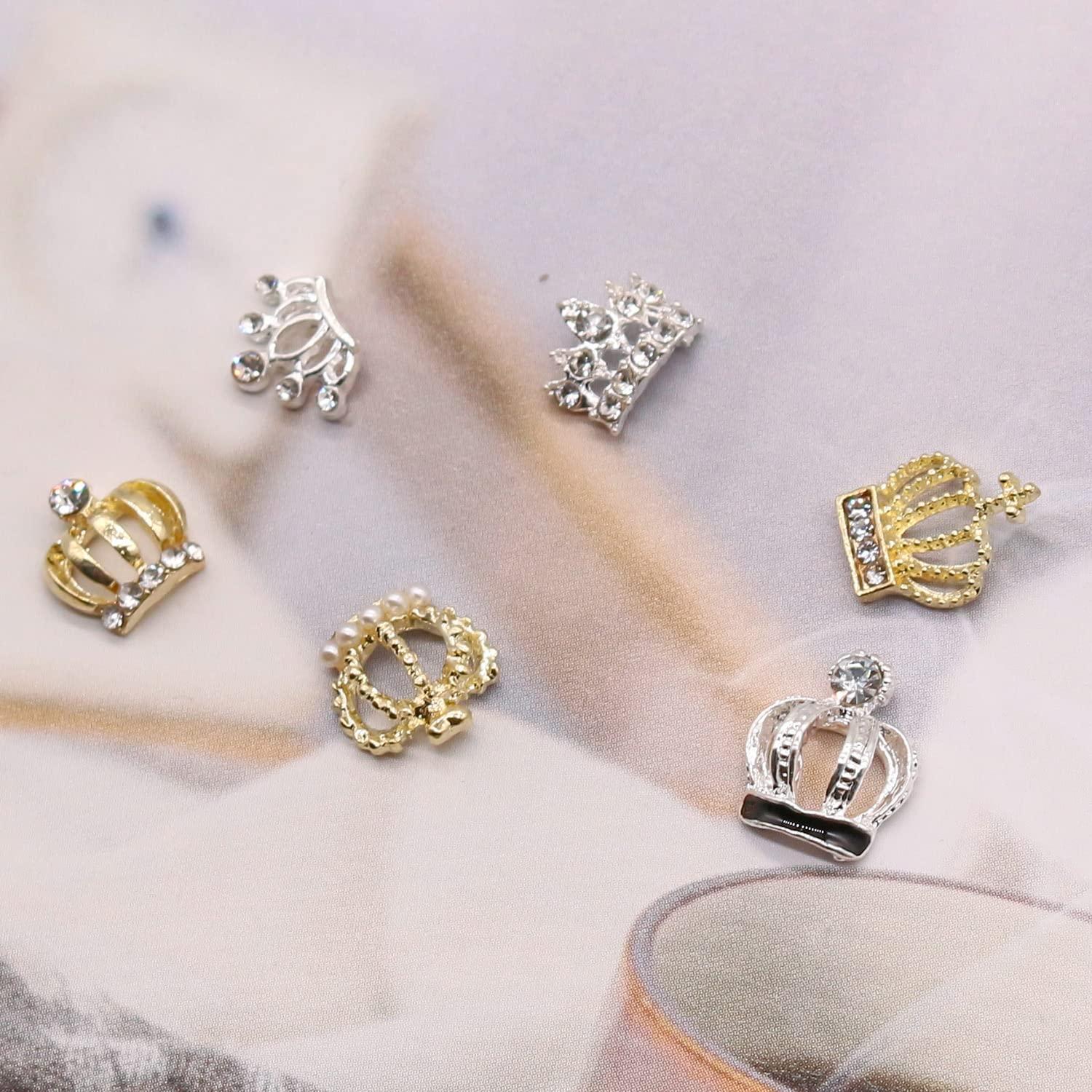 Diamond Princess charms !~ (3D Rhinestones for Nails, Nail Art Rhinest