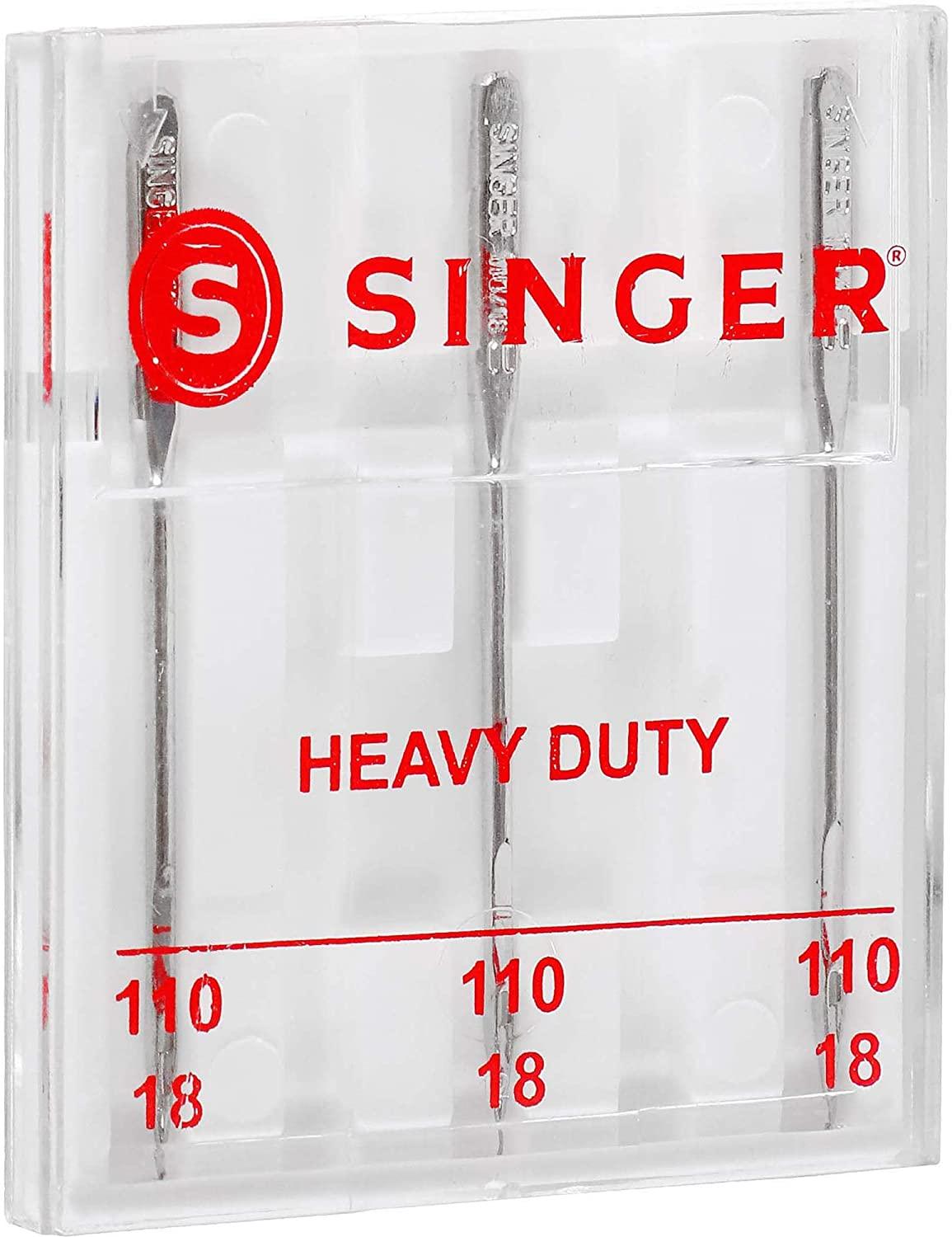 Singer Universal Heavy Duty Machine Needles, Assorted Sizes - 5 count