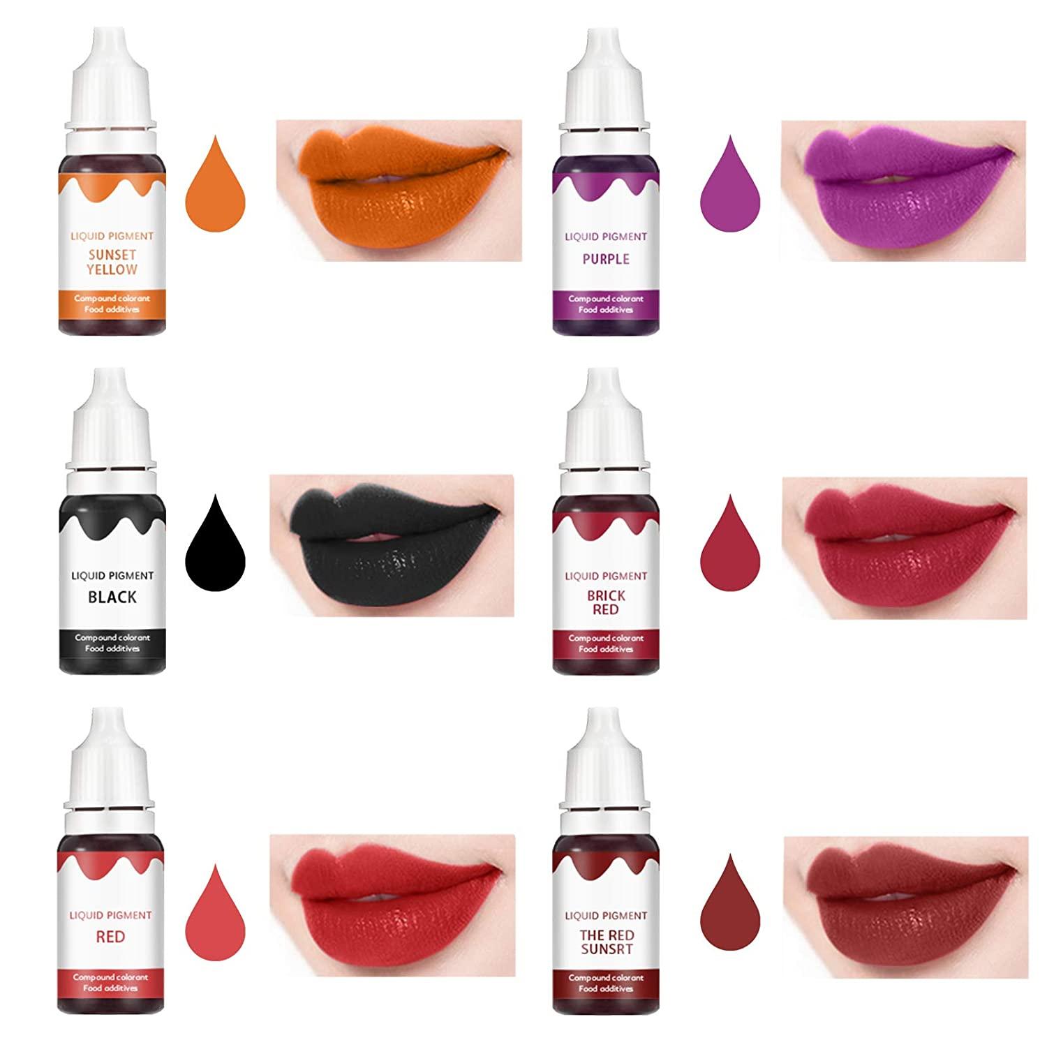  Novobey 12 Colors Liquid Lip Gloss Pigment Set