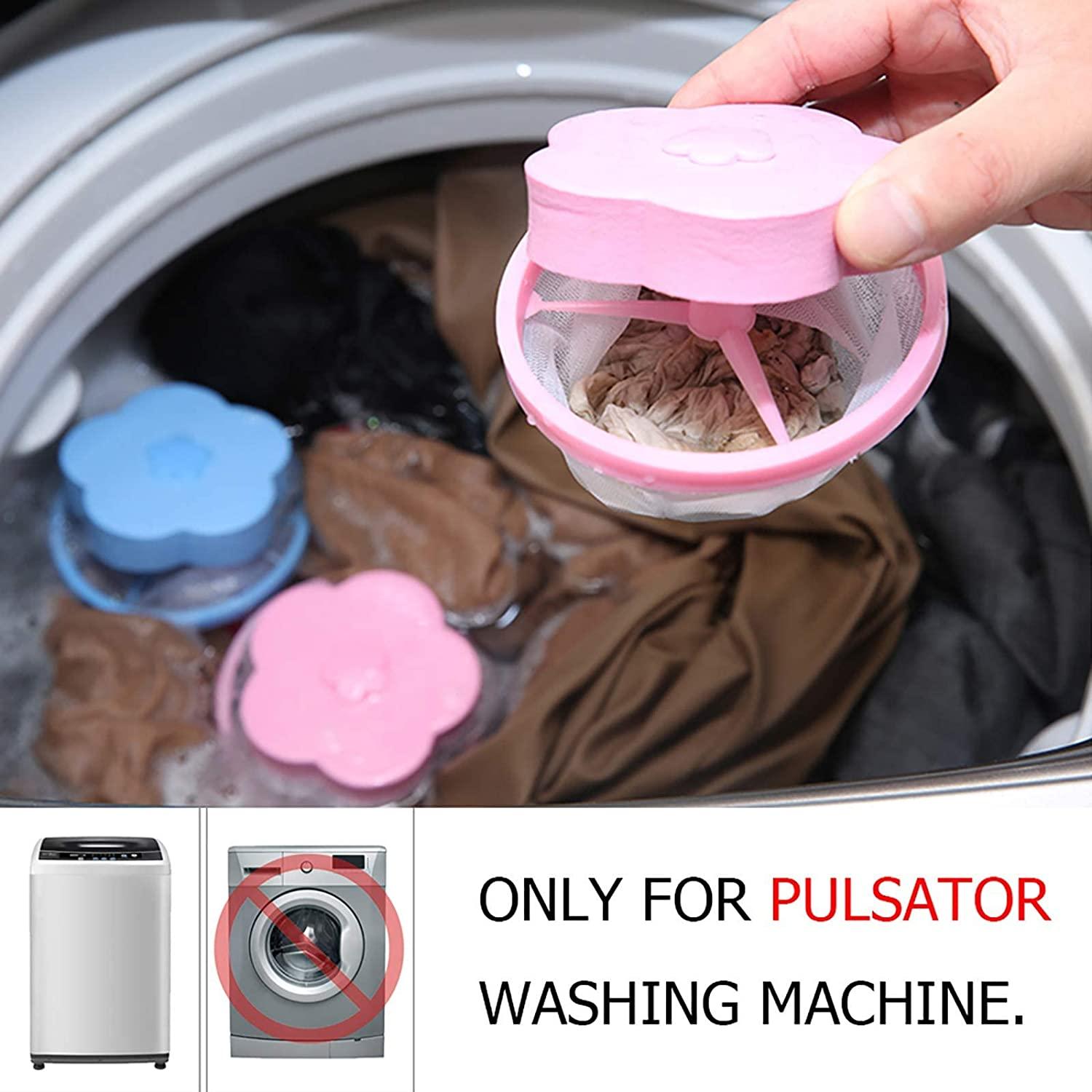 1446 Washing Machine Floating Filter Lint Mesh Bag Net Pouch Hair