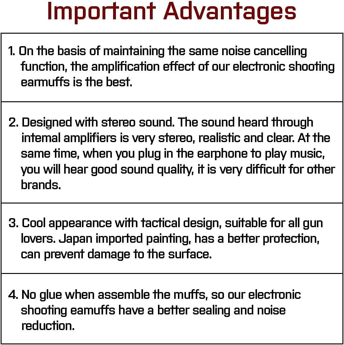 ACT FIRE Ear Protection Hearing Protection for Shooting Gun Range Shooting  Earmuffs Elite One Size Matte Black (One Pair, No Case) Earmuffs