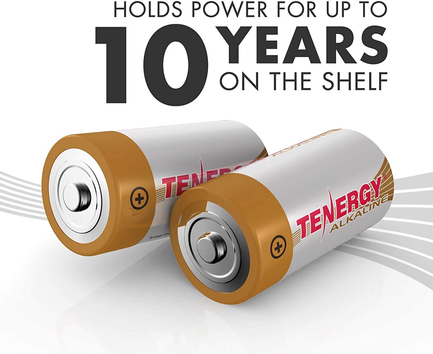 Box: 144pcs Tenergy C Size (LR14) Alkaline Batteries