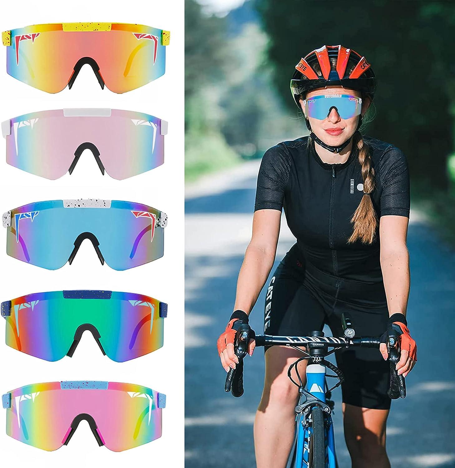 SAUYIXH Polarized Sports Sunglasses, UV400 Protection Cycling