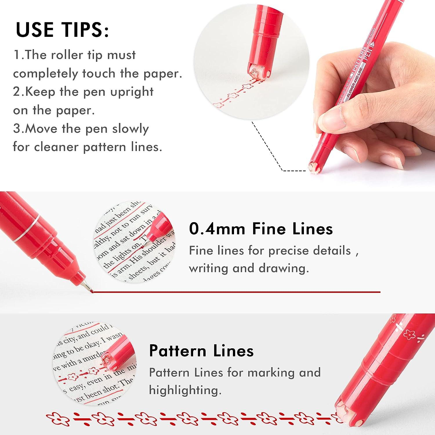 AC Point Planner Fine Line Pens 5/Pkg
